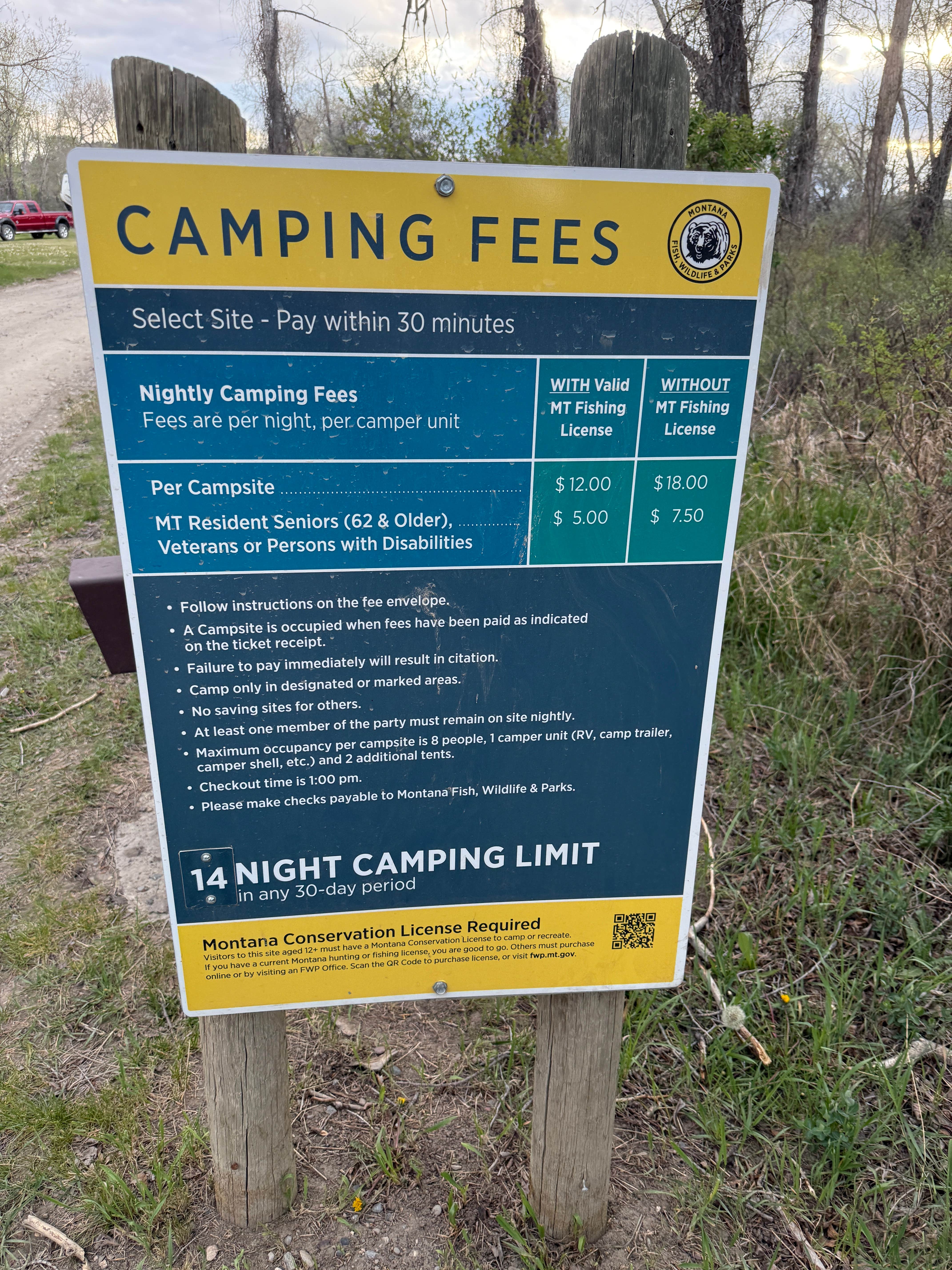 Camper-submitted photo at Indian Fort Montana FWP near Greycliff, MT