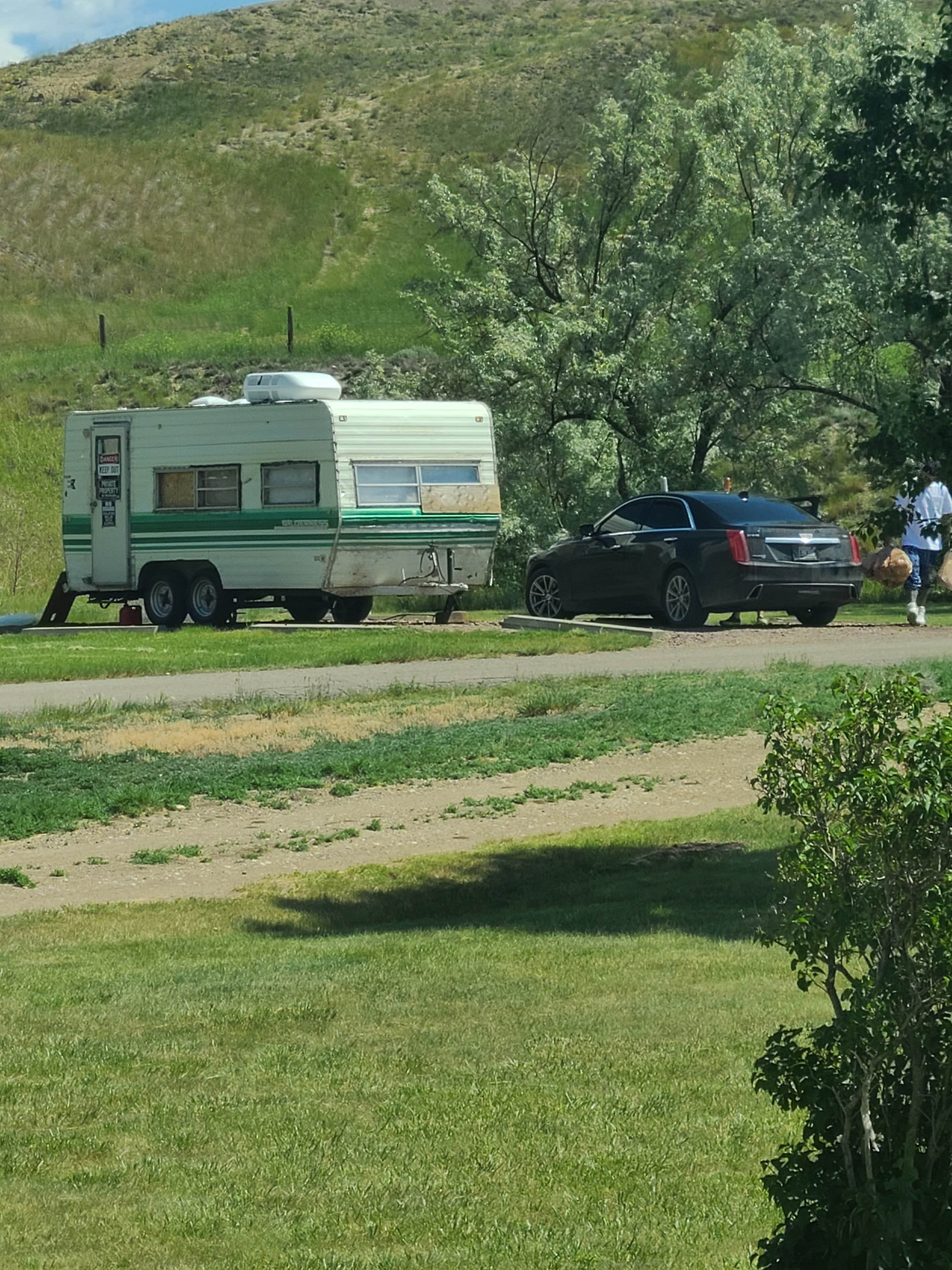 Camper-submitted photo at Lake Shel-oole Campground near Sweet Grass, MT