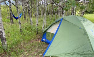 Sydney's photo of tent camping at Lantis Spring Campground near Camp Crook, SD