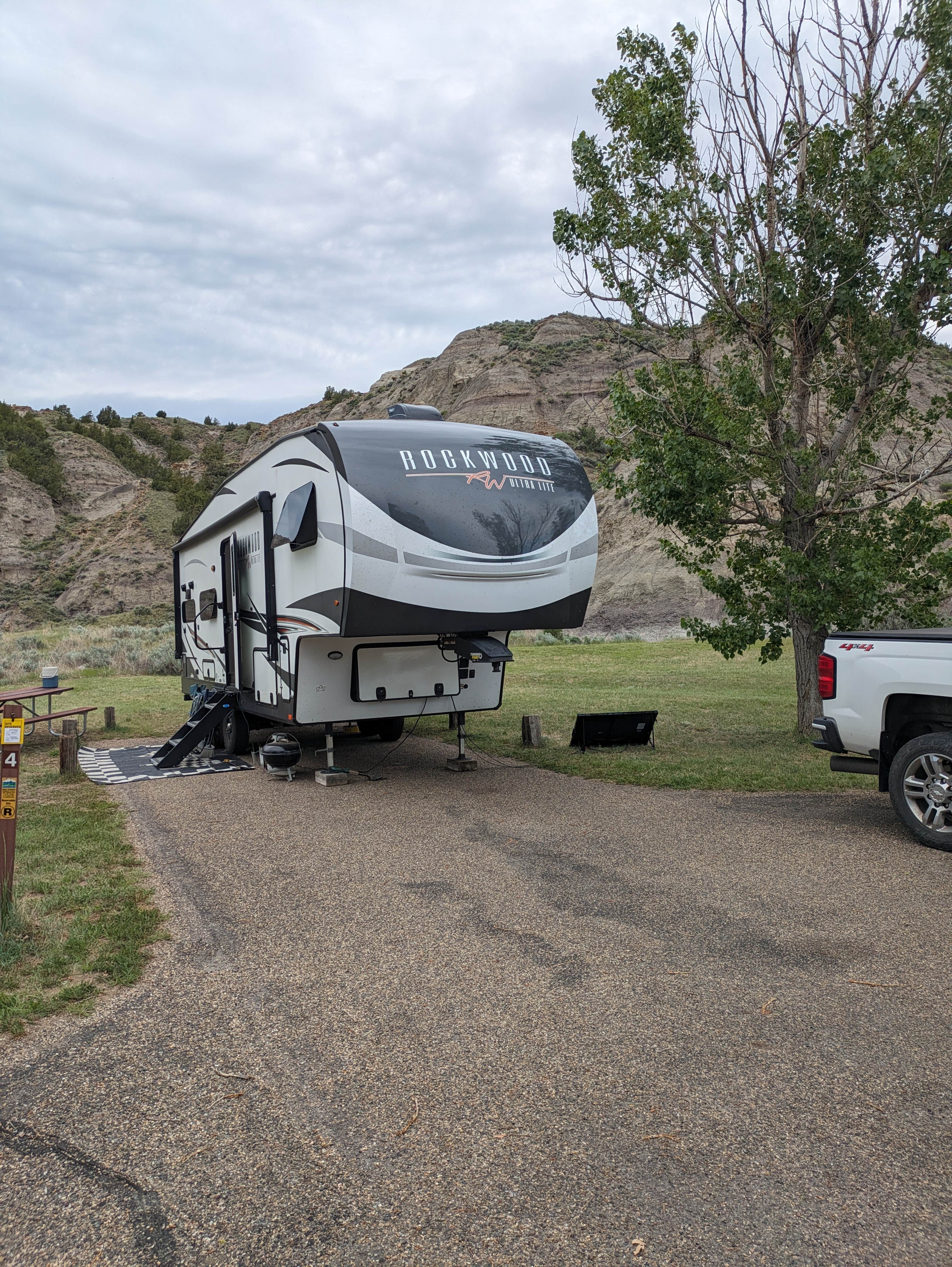 Bob M.'s photo of rv camping at Makoshika State Park Campground near Terry, MT