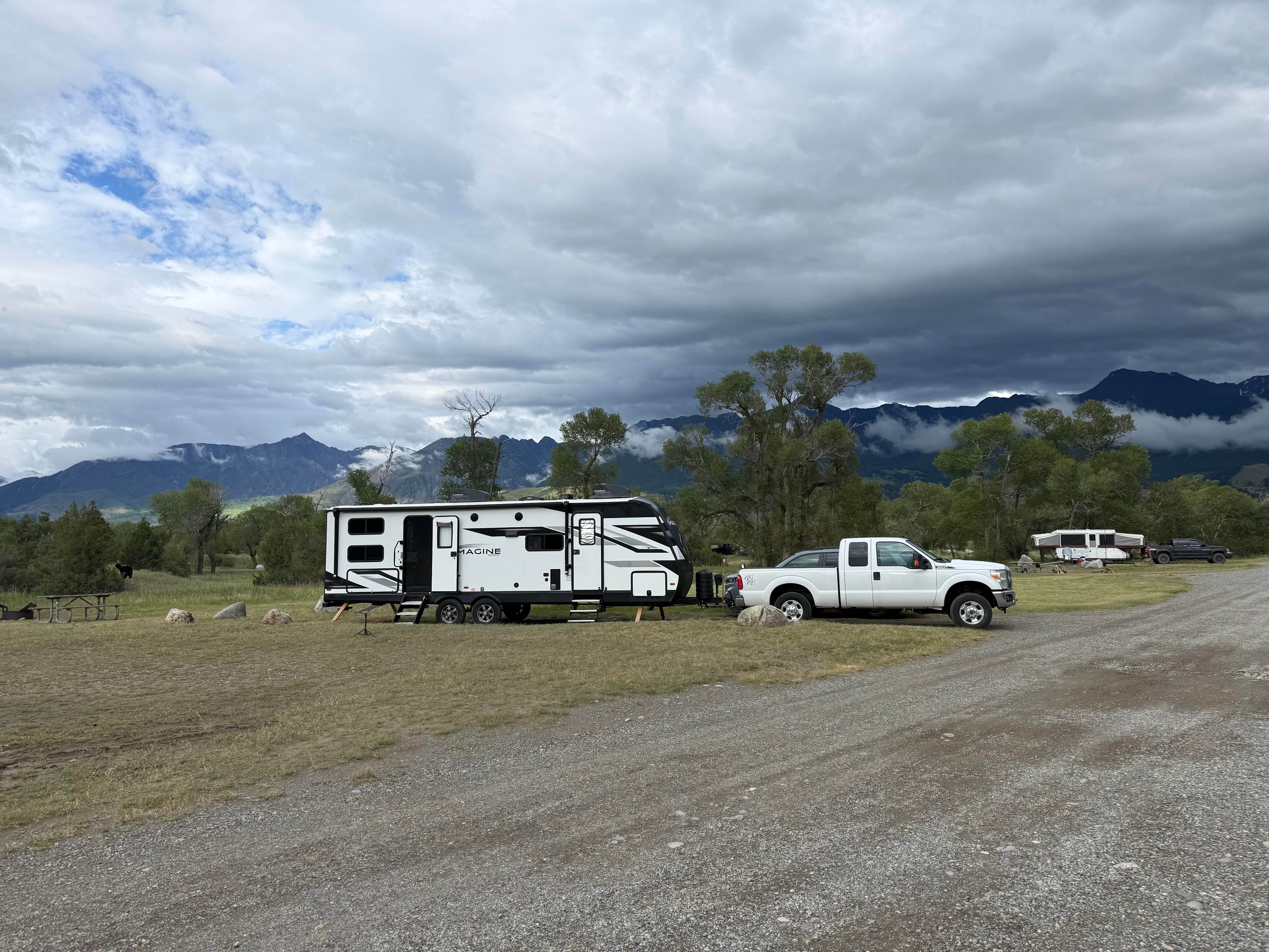 Rob R.'s photo of camping with pets at Mallard's Rest near Wilsall, MT