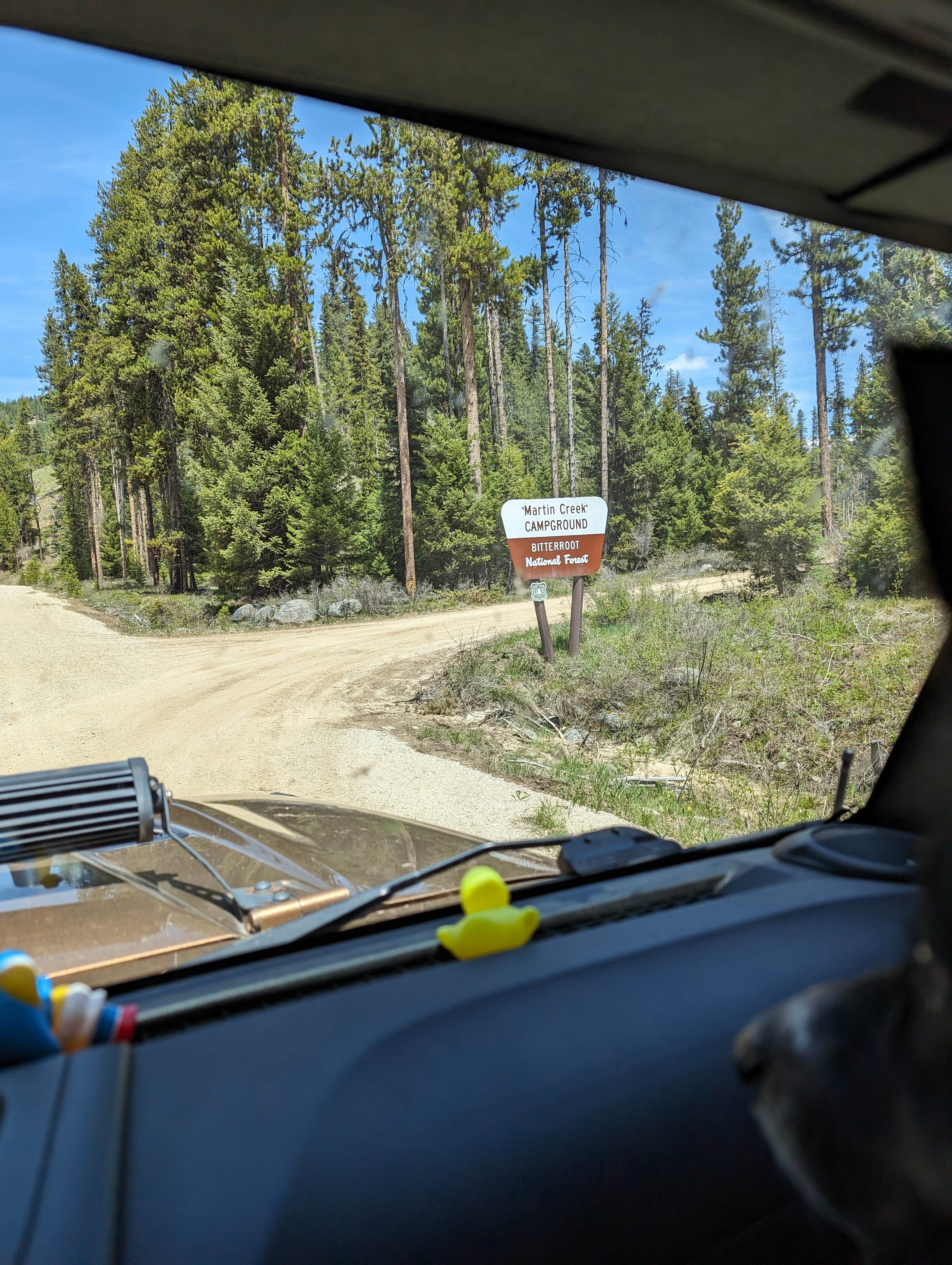 Scott C.'s photo of camping with pets at Martin Creek near Darby, MT