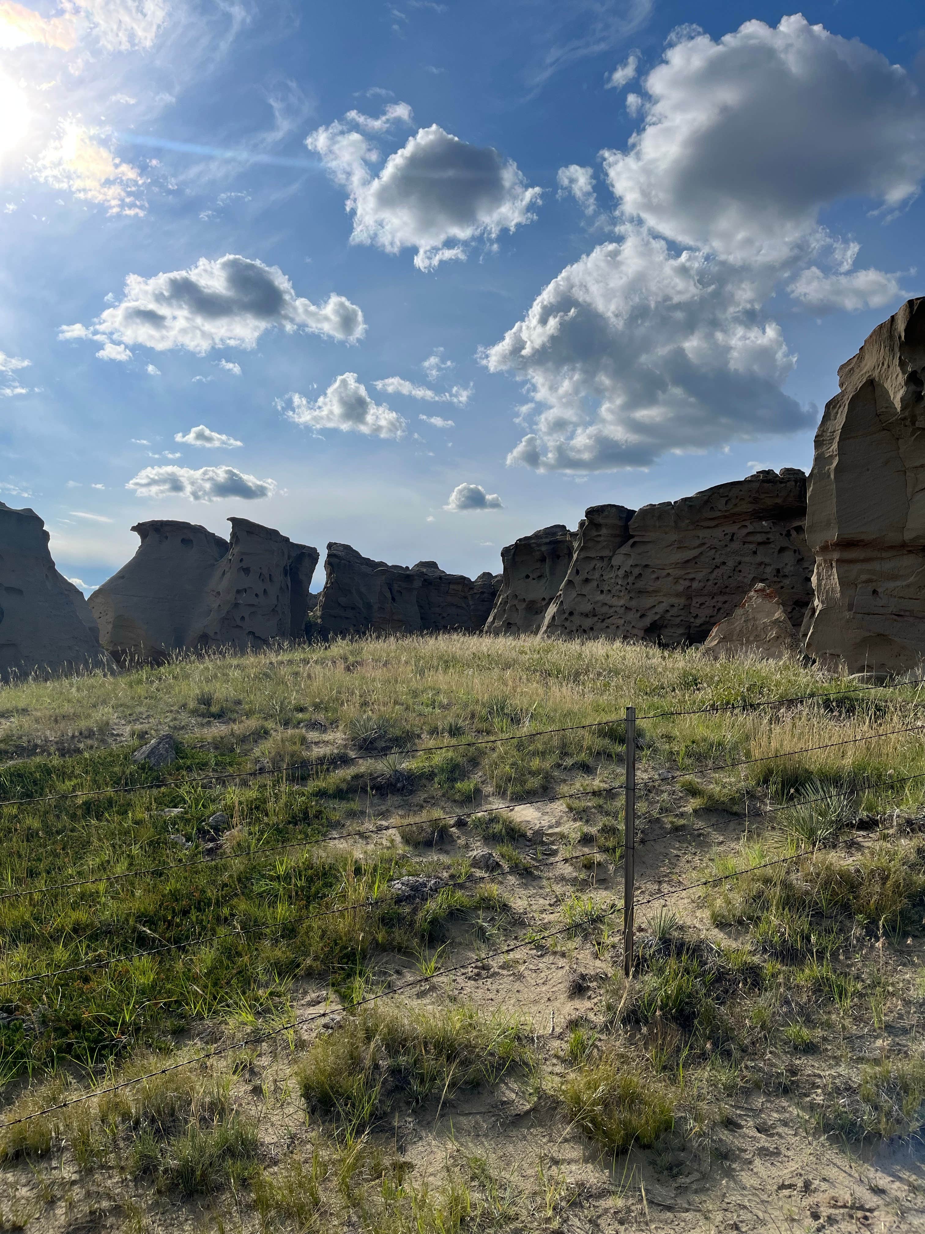 Camper-submitted photo at Medicine Rocks State Park Campground near Ekalaka, MT