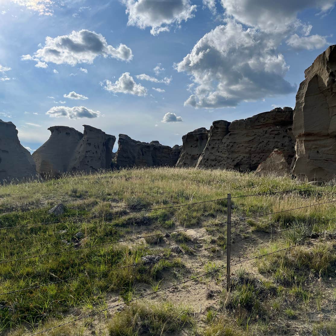 Medicine Rocks State Park Campground Ekalaka, MT