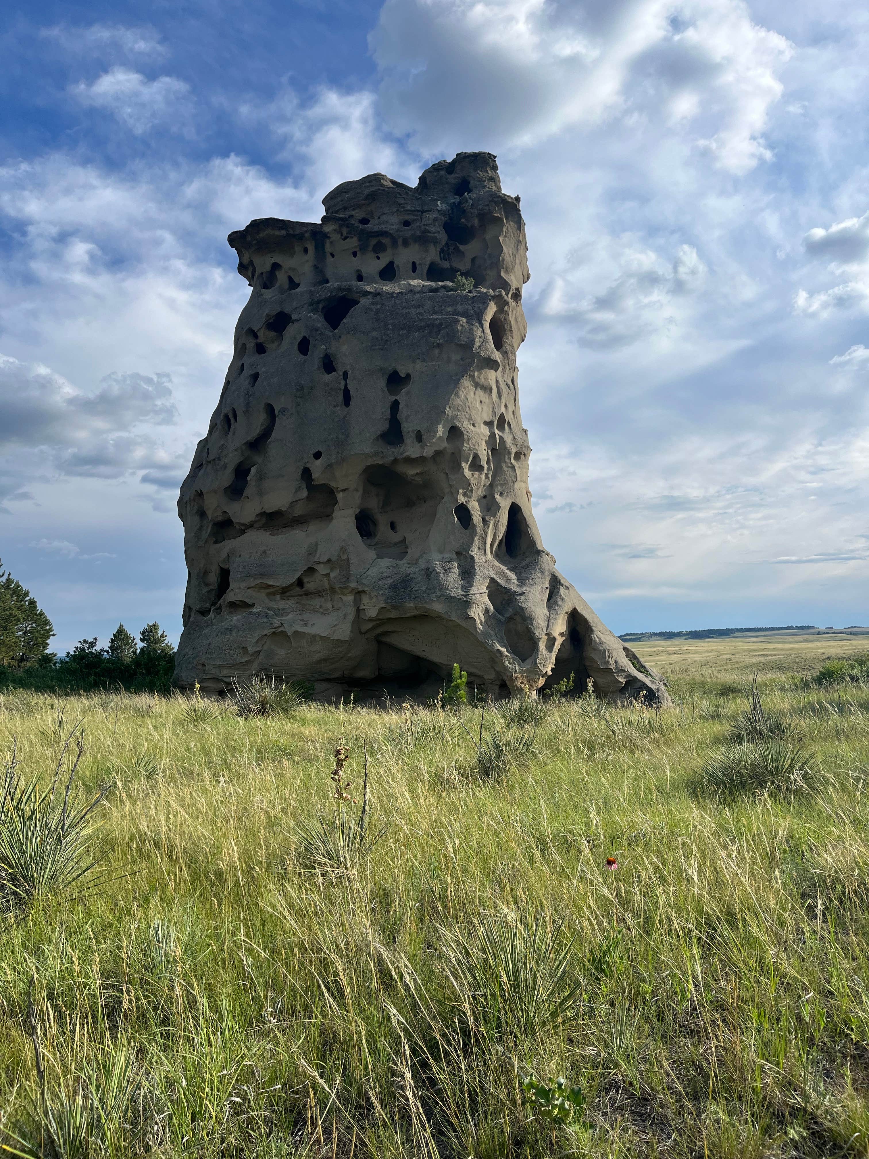 Camper-submitted photo at Medicine Rocks State Park Campground near Ekalaka, MT