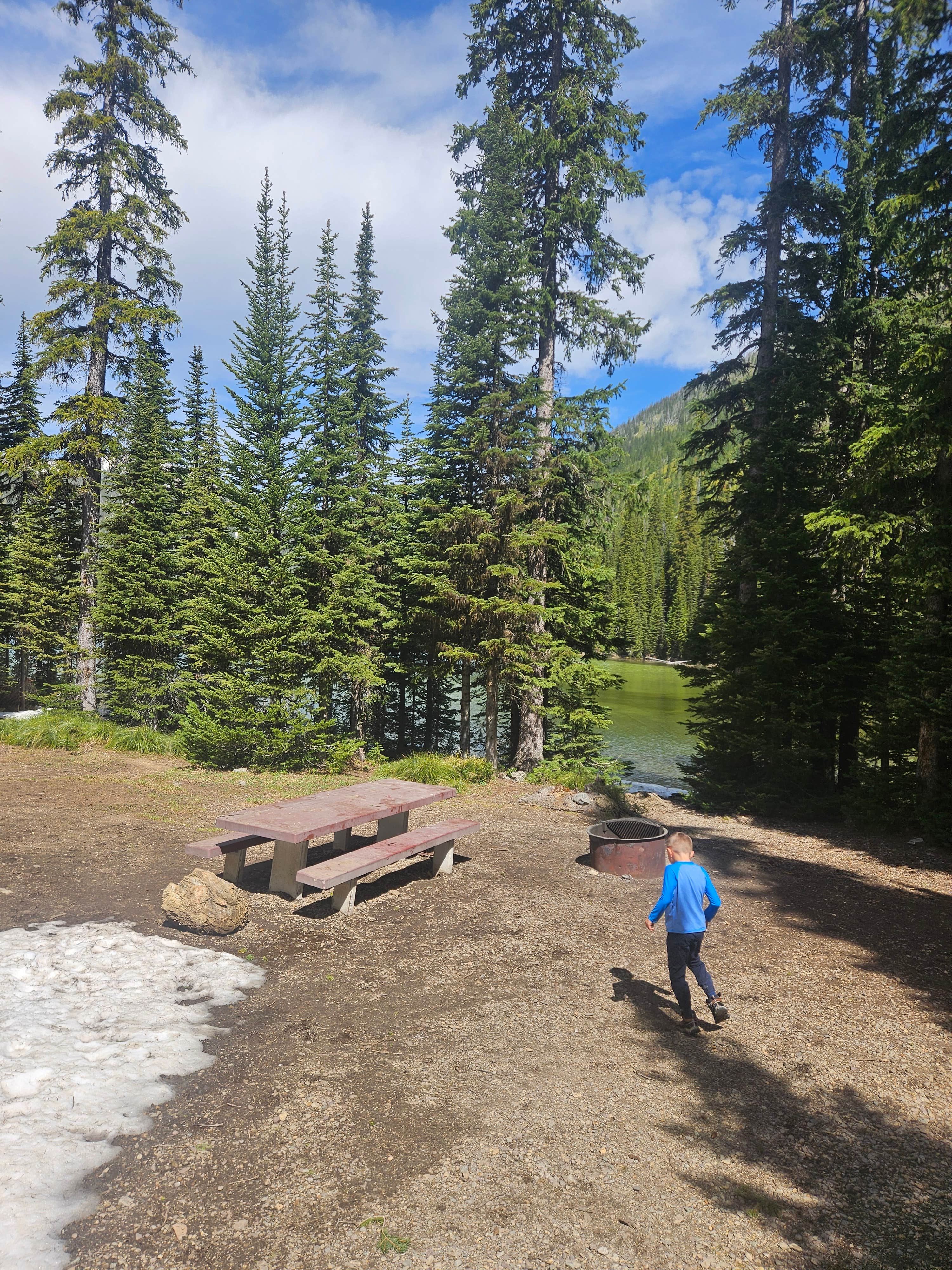 Camper-submitted photo at Moose Lake near Stryker, MT