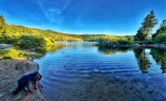 Sadie P.'s photo of camping with pets at Park Lake Campground near Boulder, MT