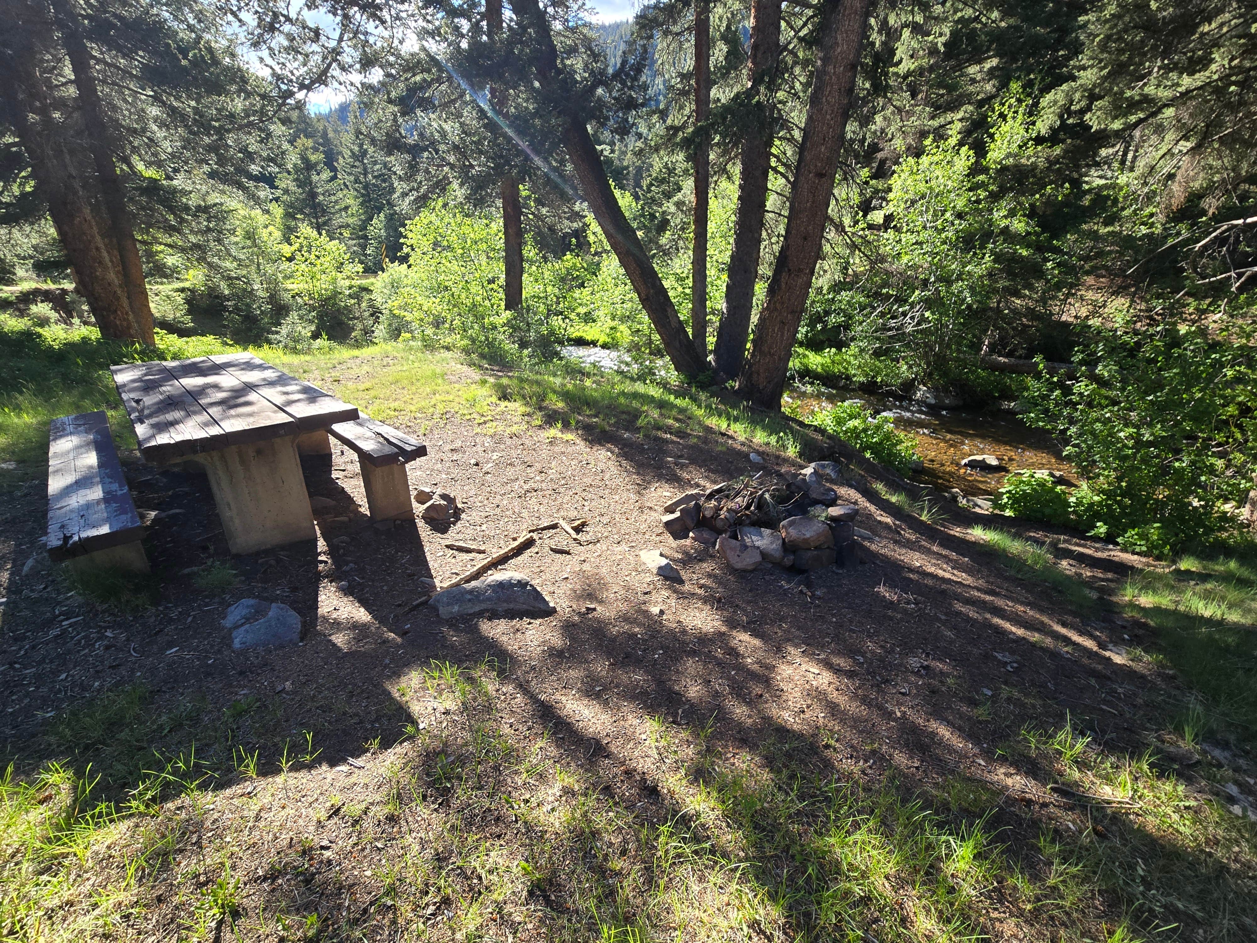 Camper-submitted photo at Pigeon Creek near Pony, MT