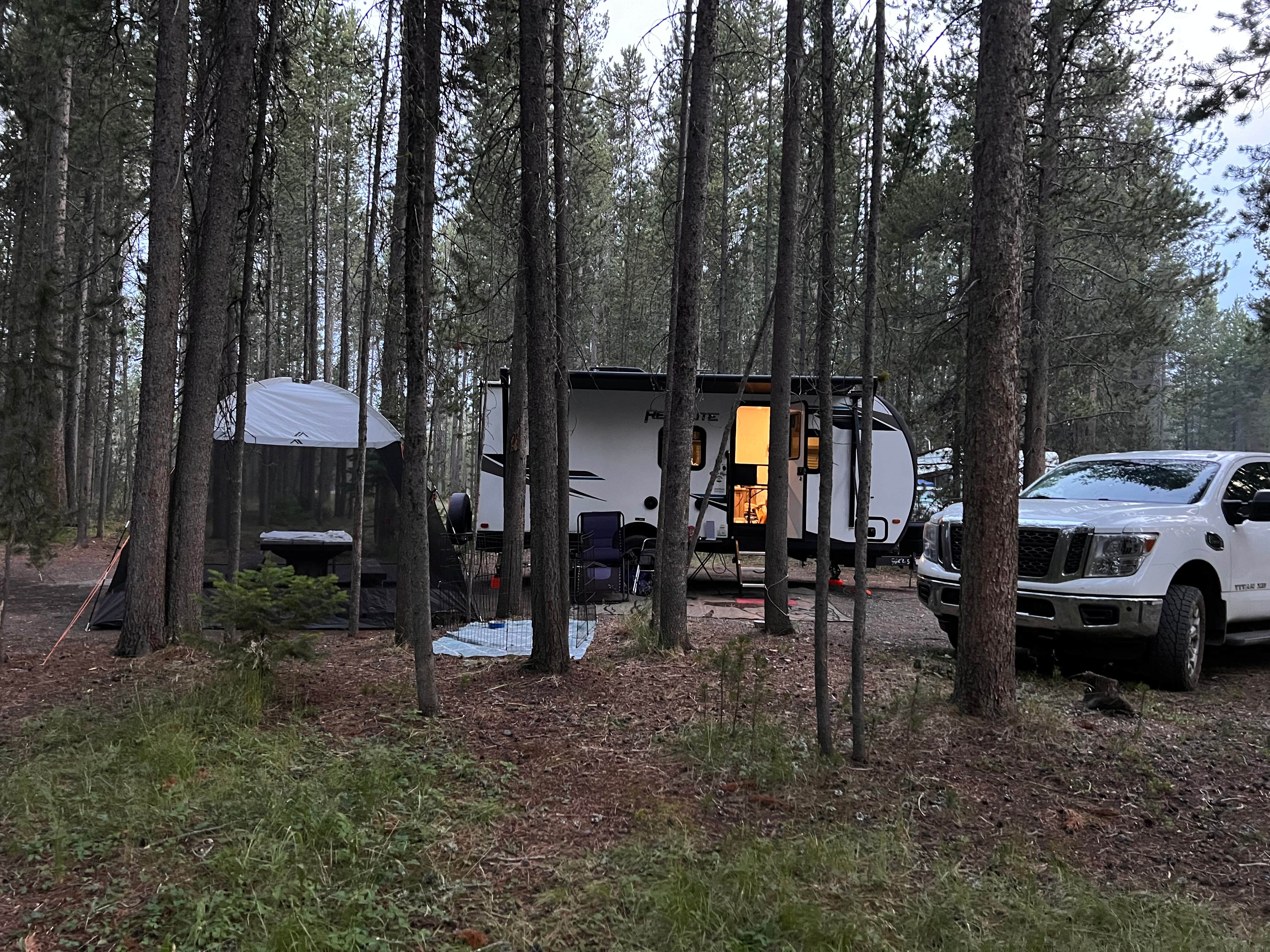 Maggie  C.'s photo at Rainbow Point Campground near West Yellowstone, MT