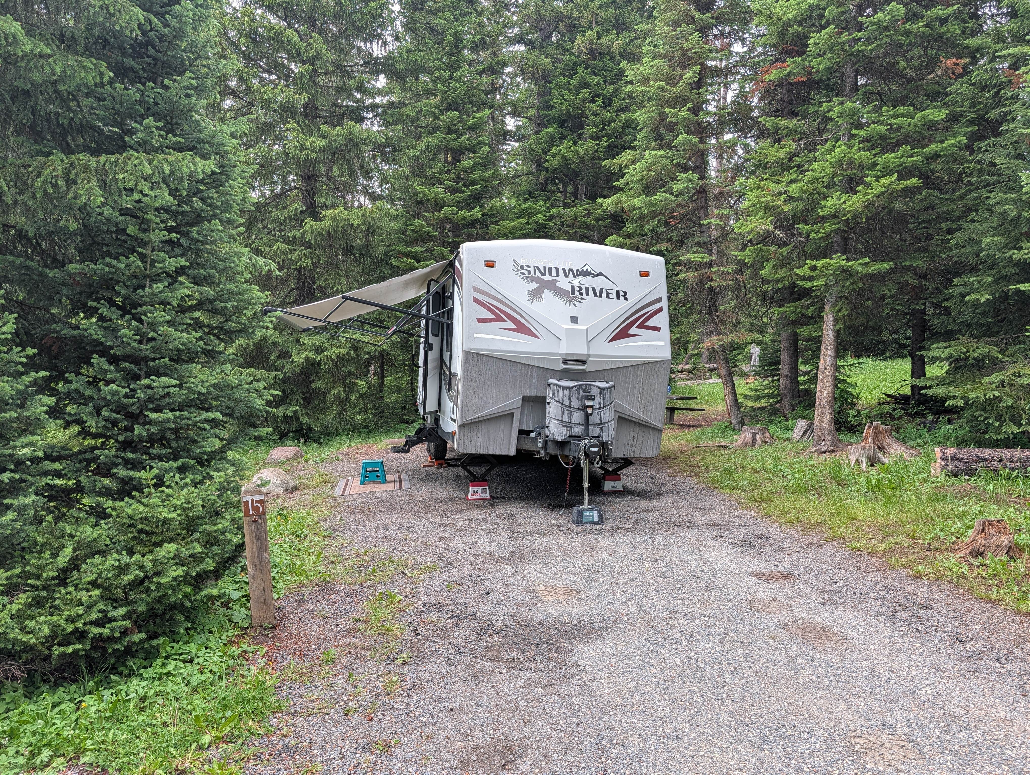 Camper-submitted photo at Soda Butte Campground near Silver Gate, MT