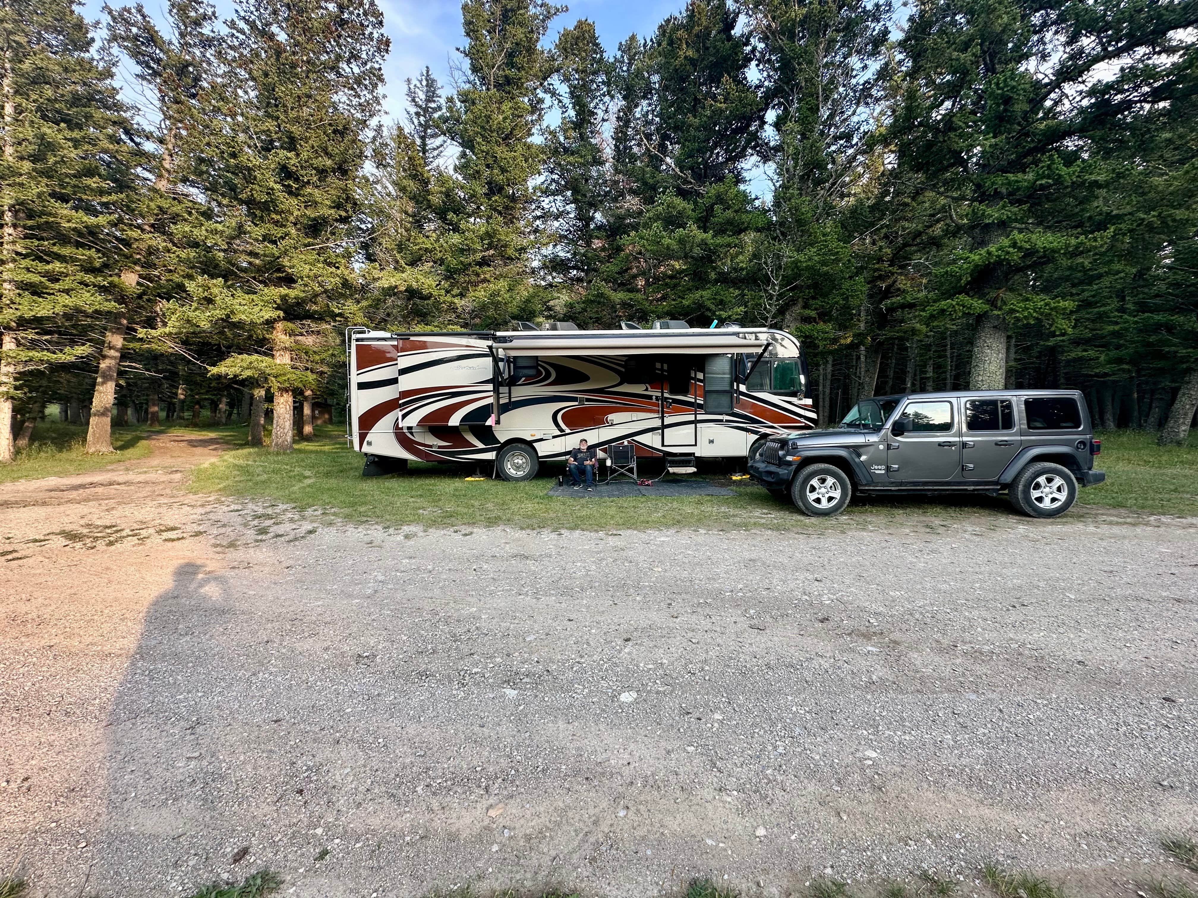 Sherri A.'s photo of rv camping at Timber Creek Dispersed Campground near Moore, MT
