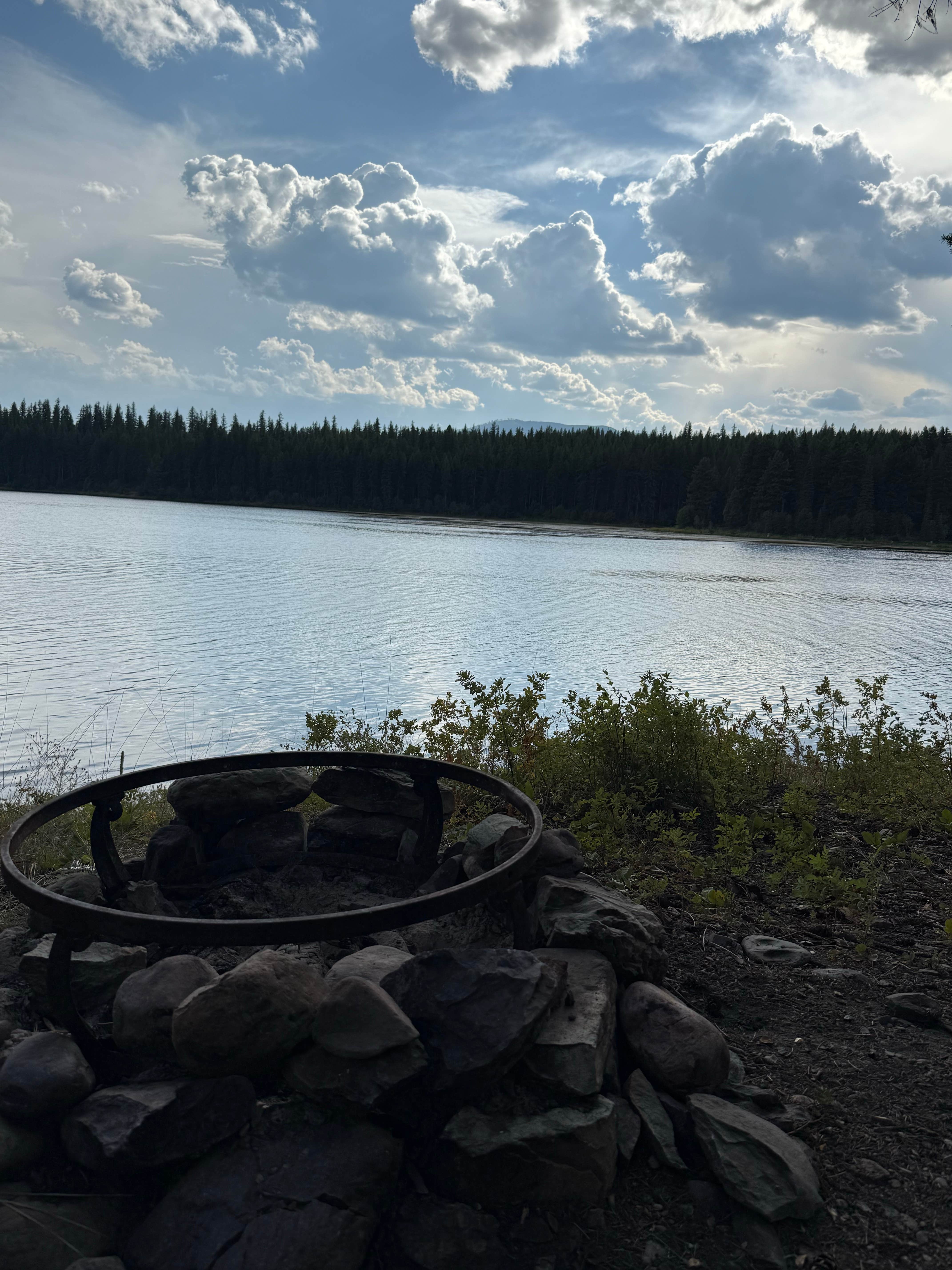 Camper-submitted photo at Stillwater Lake near Fortine, MT