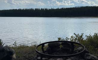 Reagan M.'s photo of camping with pets at Stillwater Lake near Eureka, MT