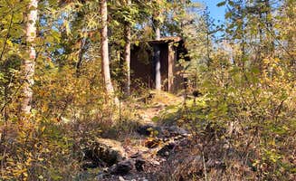 Amy W.'s photo of glamping accommodations at Yaak Falls Campground near Bonners Ferry, ID