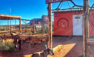 Sara S.'s photo of camping with a horse at Monument Valley KOA in Utah