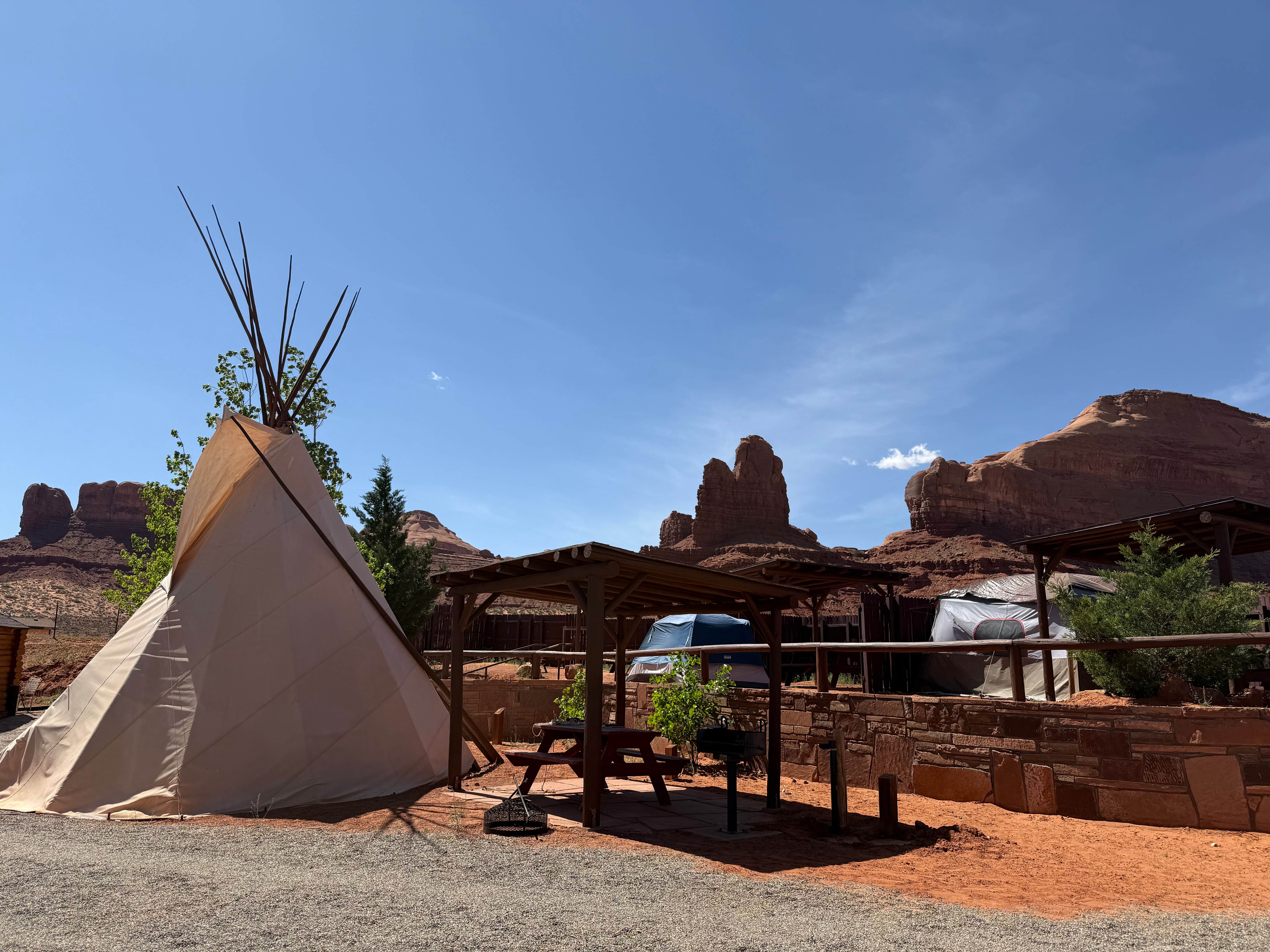 Camper-submitted photo at Monument Valley Tipi Village near Shonto, AZ