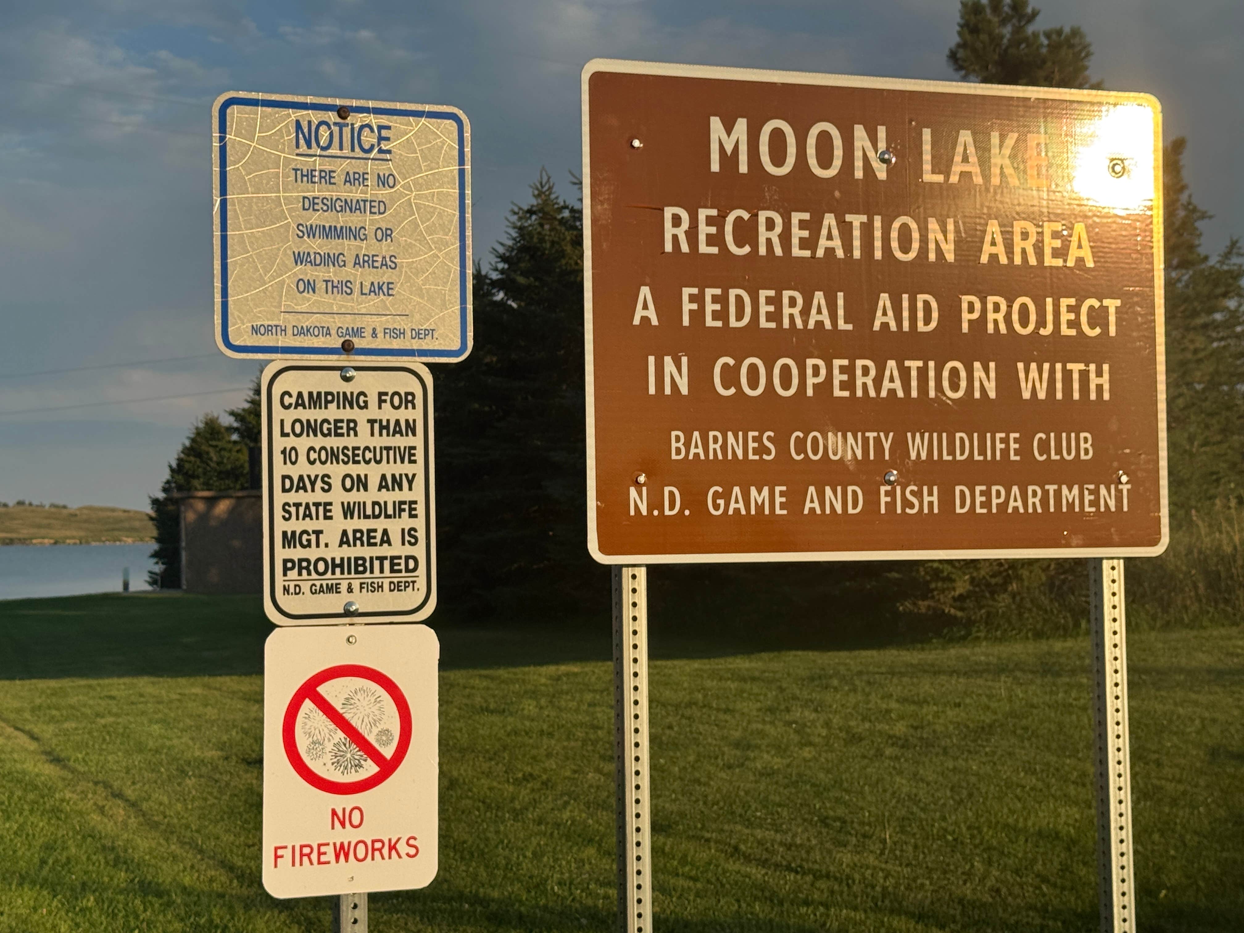 Camper-submitted photo at Moon Lake in North Dakota