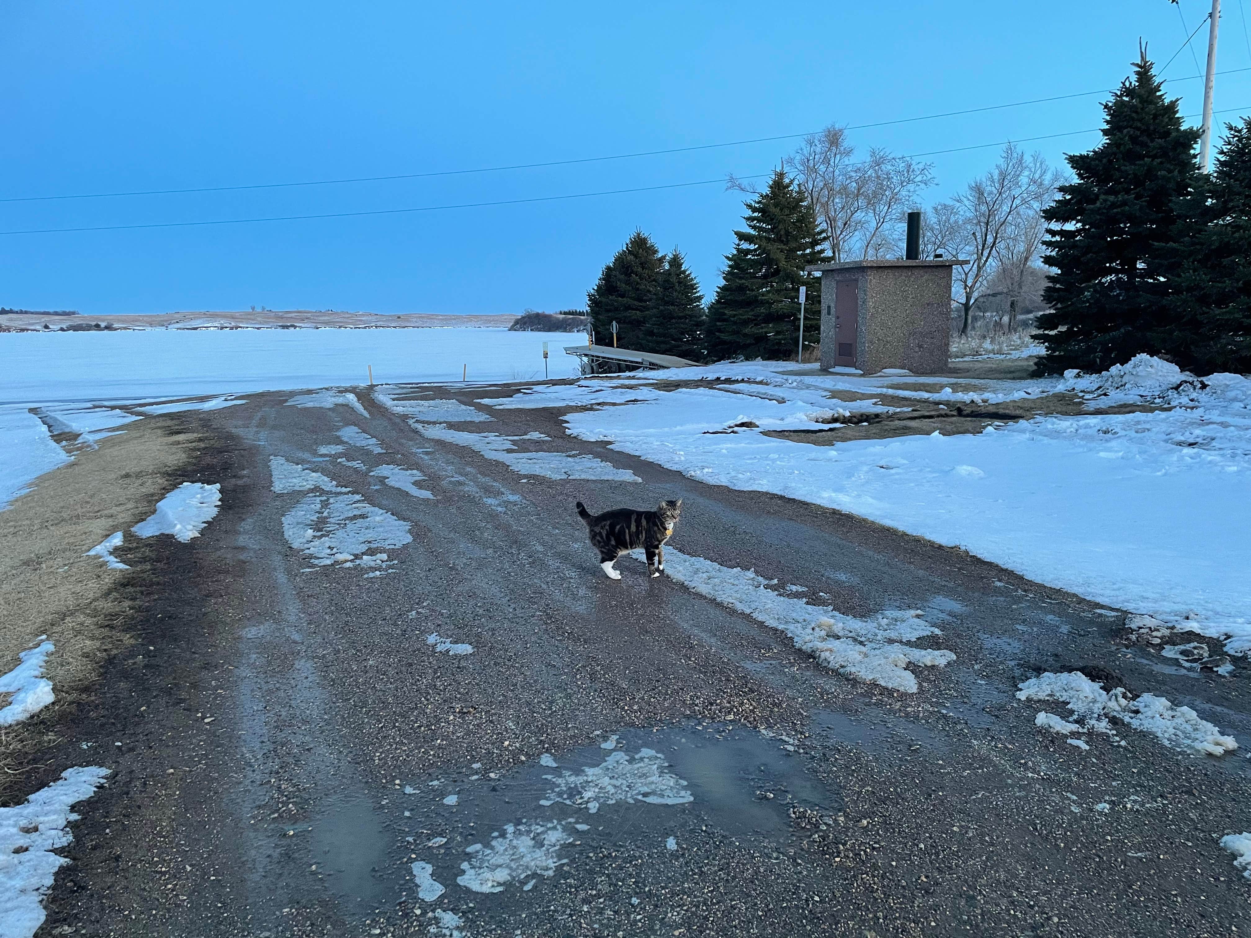 dallas H.'s photo of camping with pets at Moon Lake near Kensal, ND