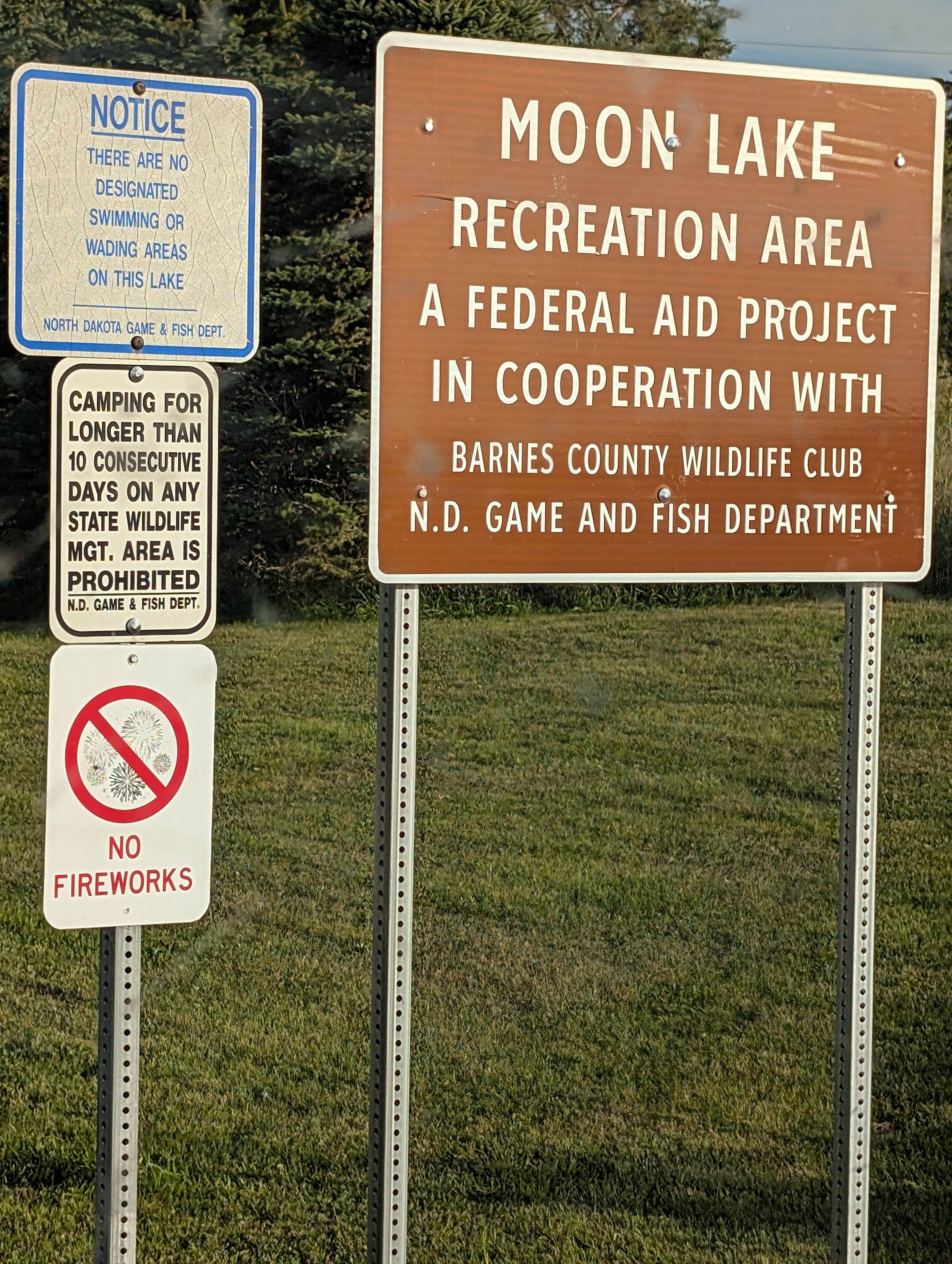 Camper-submitted photo at Moon Lake in North Dakota