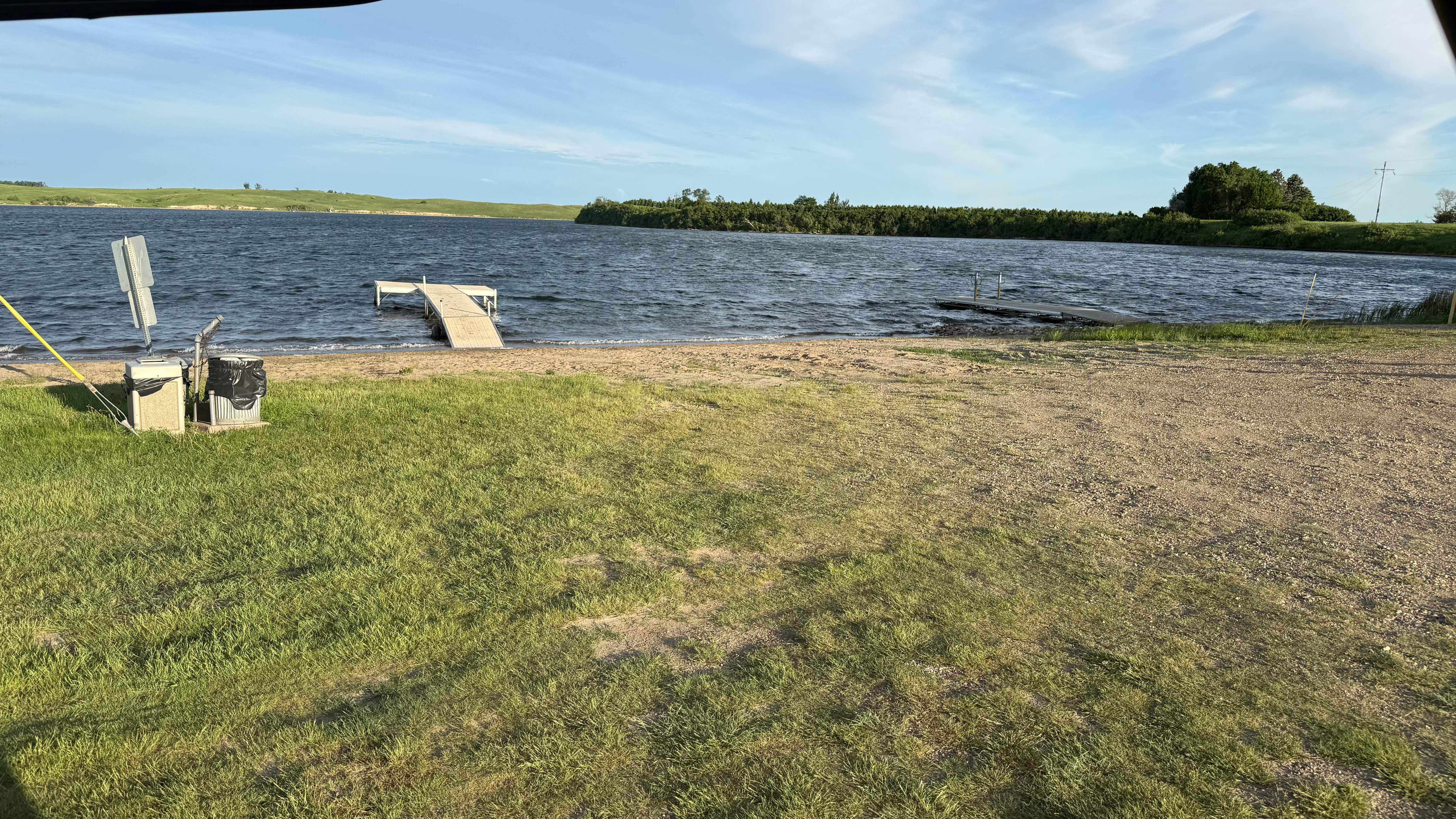 Gwyneth P.'s photo of a dispersed camping area at Moon Lake near Leonard, ND