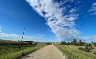 cindy's photo of camping with pets at Moon Lake near Casselton, ND