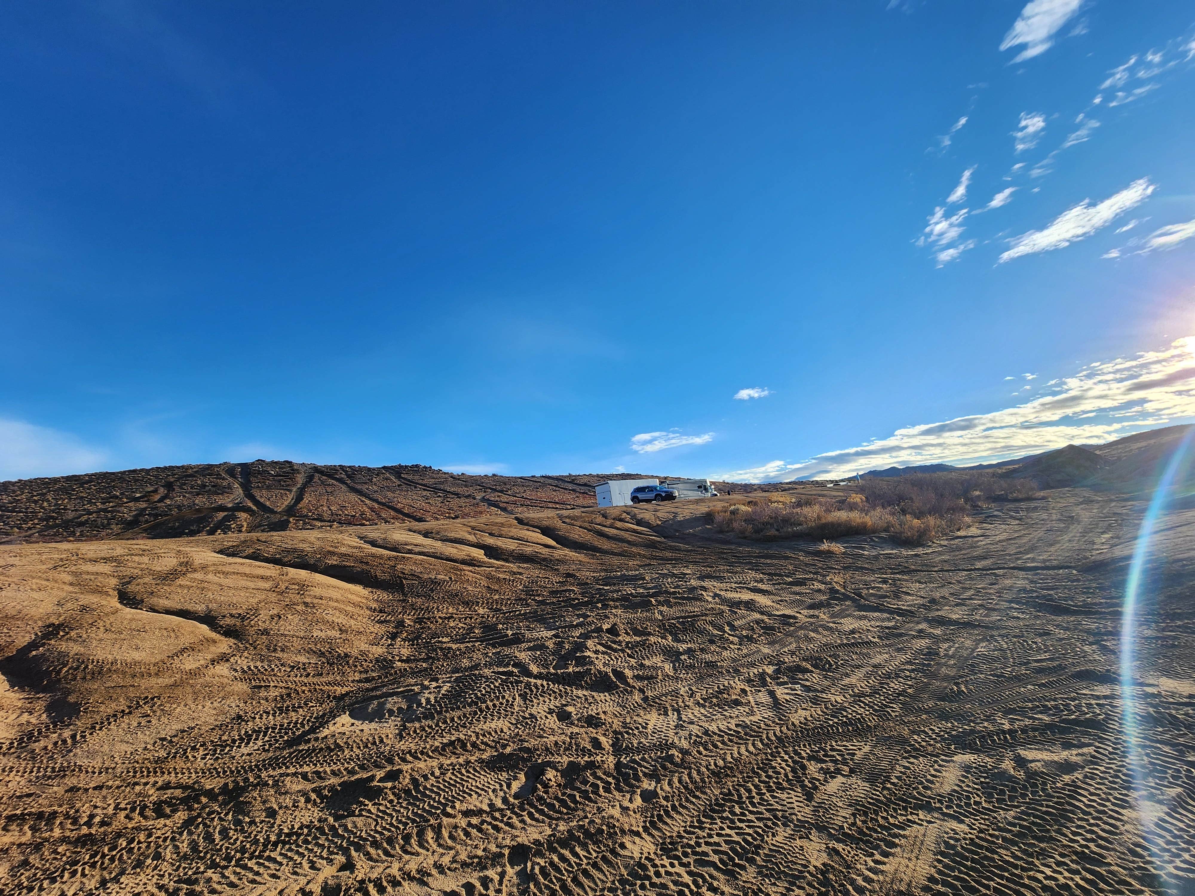 Genevieve R.&#x27;s photo of a dispersed camping area at Moon Rocks Camp near Fernley, NV