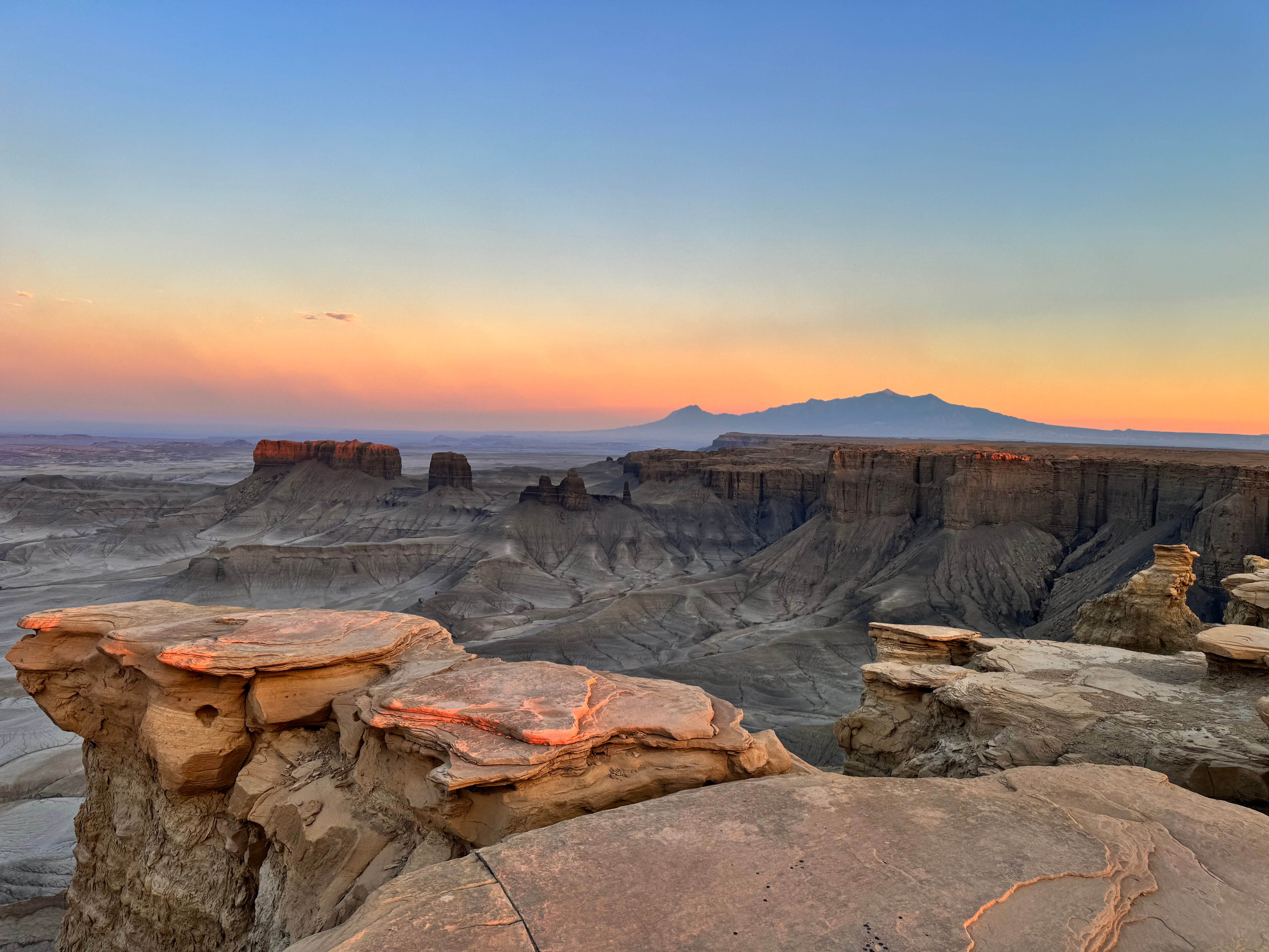 Camping near BLM Mix Pad Dispersed - Cathedral Valley: Moonscape Overlook, Hanksville, Utah