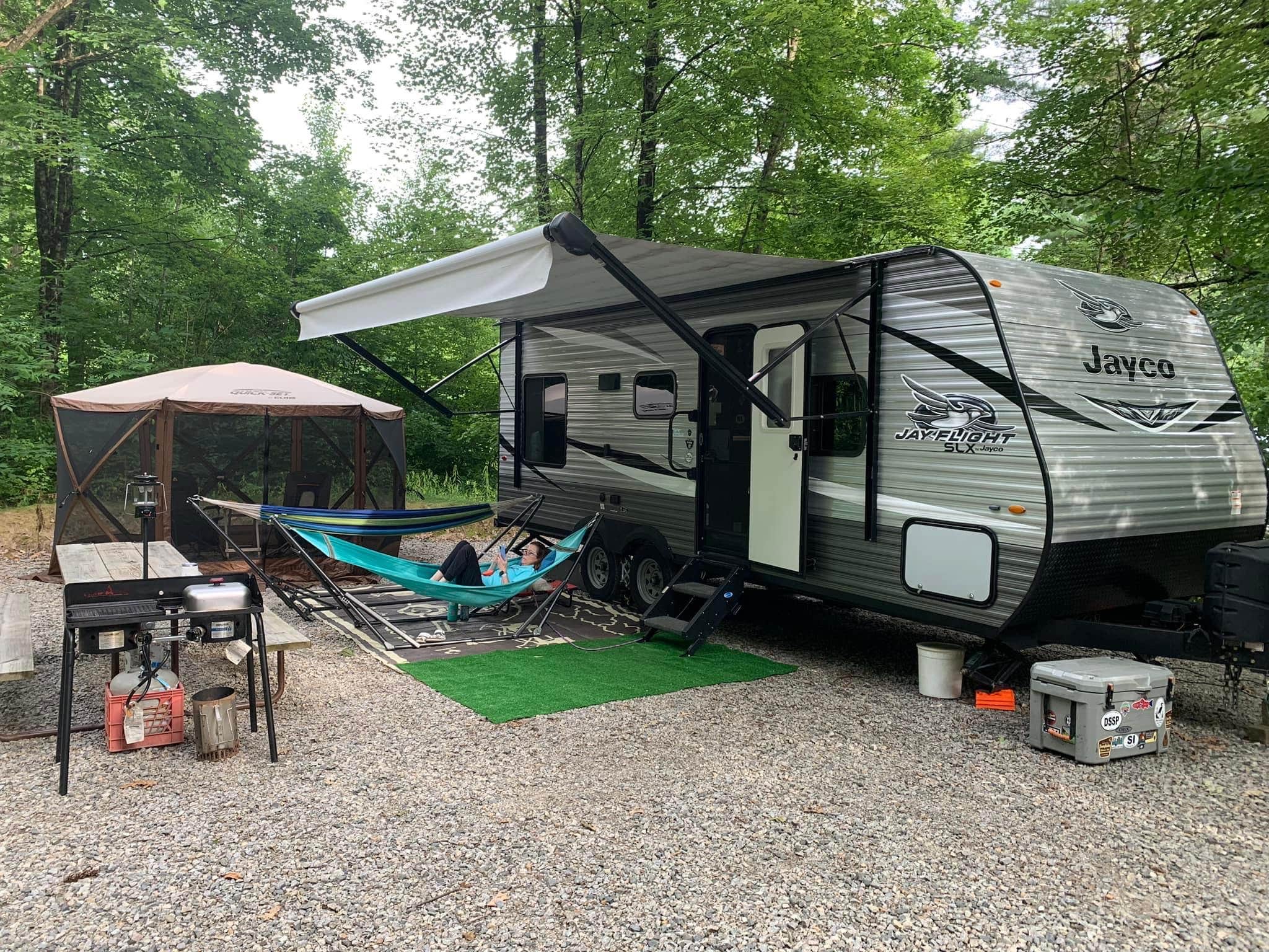 Laure D.'s photo of rv camping at Moose Hillock Camping Resorts near Orwell, VT