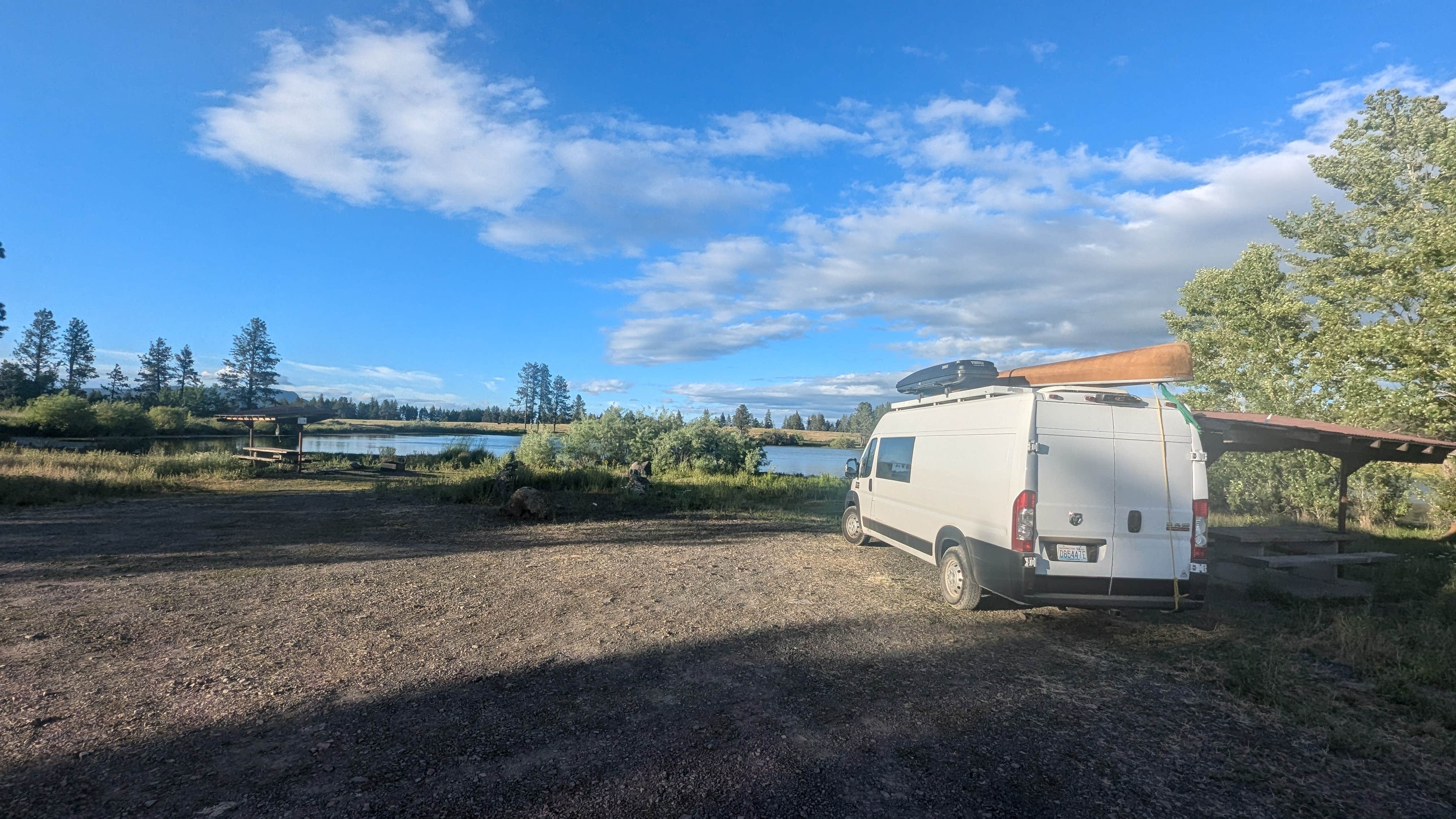 Claude K.'s photo of rv camping at Morgan Lake - TEMPORARILY CLOSED near La Grande, OR
