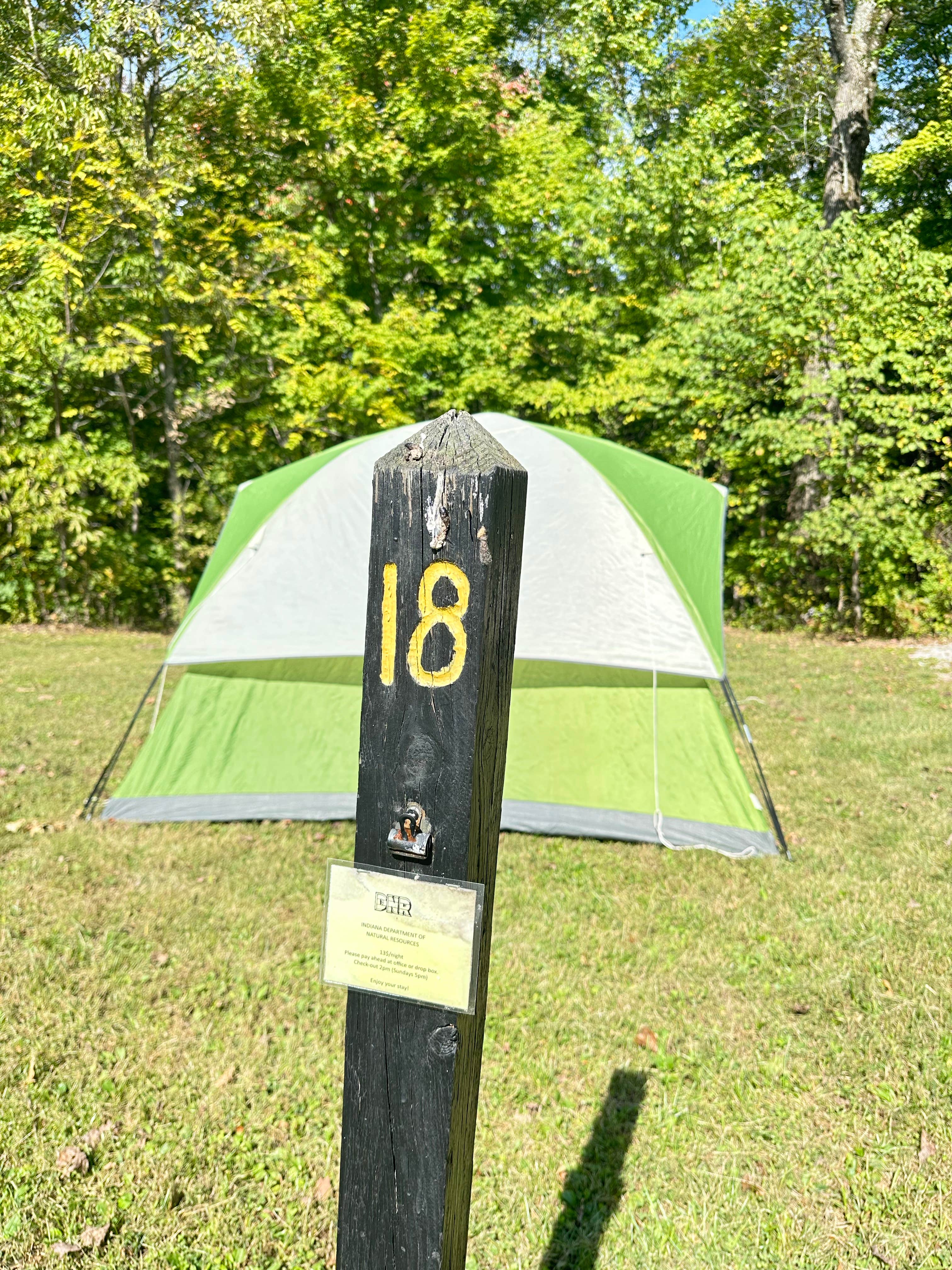 Camper-submitted photo at Oak Ridge Camping Area — Morgan-Monroe State Forest near Plainfield, IN