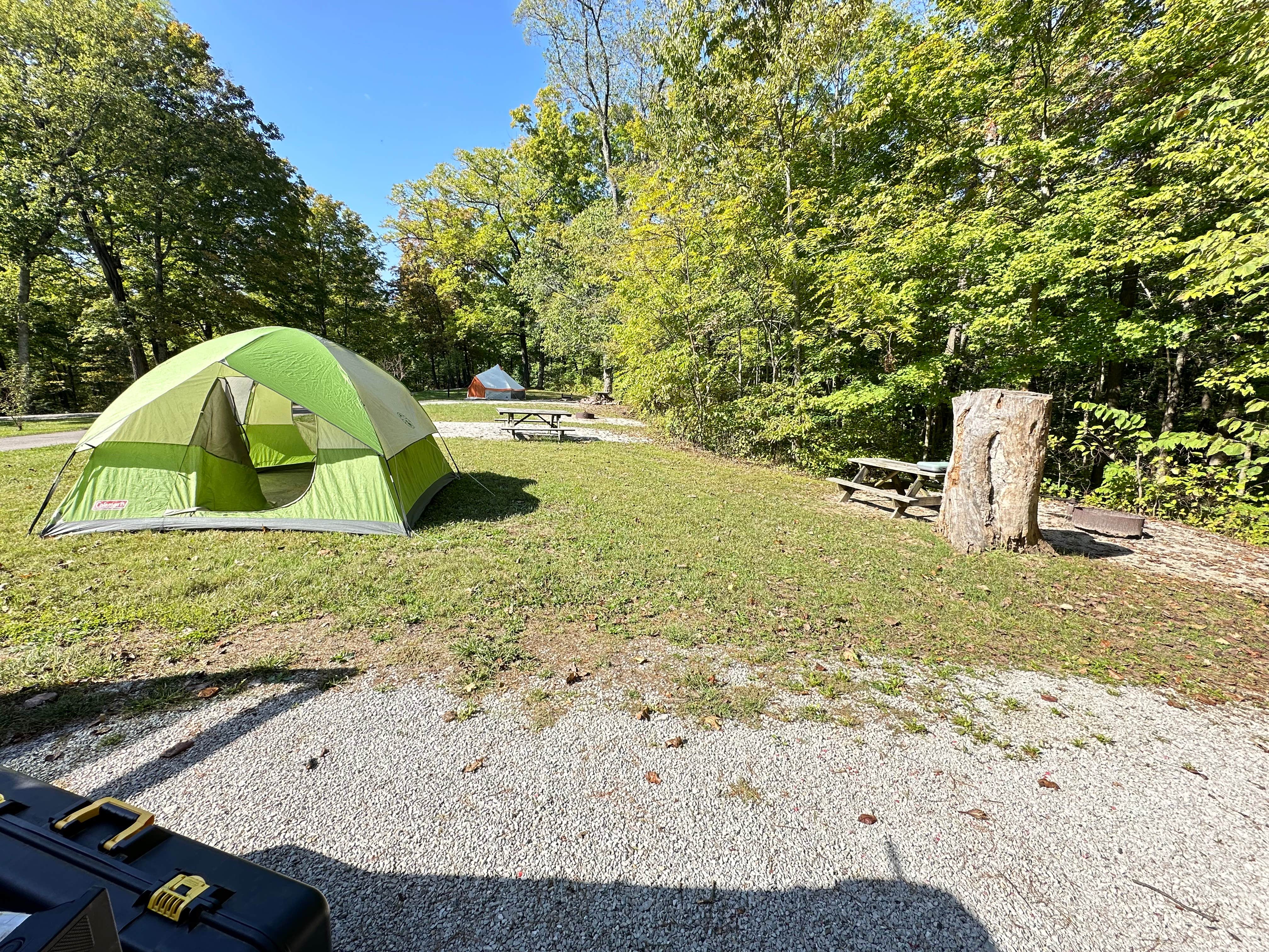 Camper-submitted photo at Oak Ridge Camping Area — Morgan-Monroe State Forest near Plainfield, IN