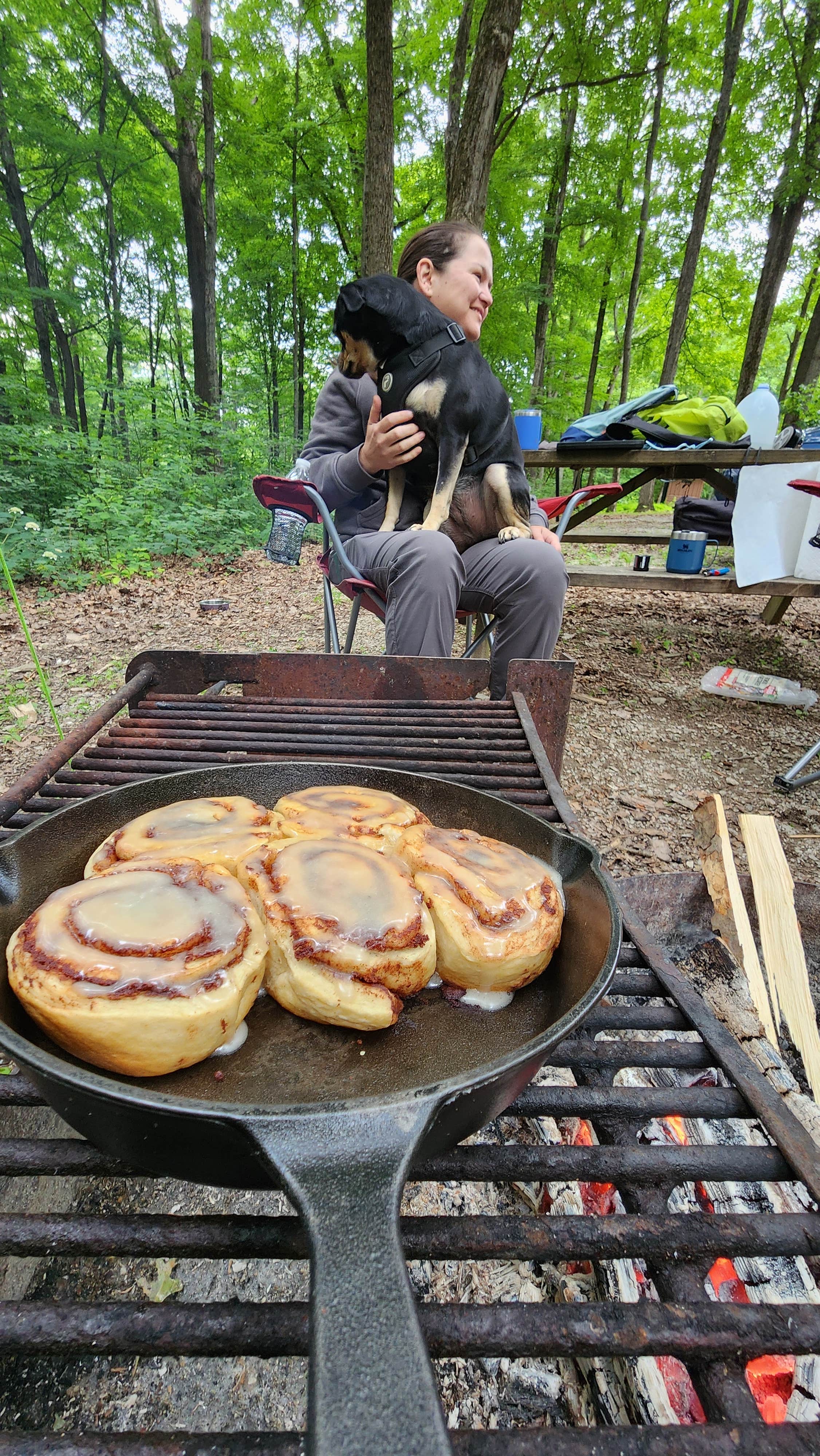 Camper-submitted photo at Oak Ridge Camping Area — Morgan-Monroe State Forest near Plainfield, IN