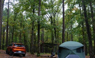 Hannah M.'s photo of a dispersed camping area at Morgan Mtn Rd/Spy Rock Dispersed near Havana, AR