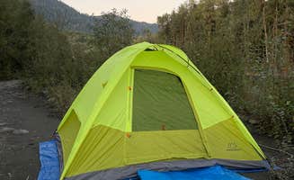 Christian M.'s photo of tent camping at Hoh River Dispersed Camping near Pacific Beach, WA