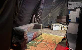 Kristine F.'s photo of glamping accommodations at Mount Magazine State Park Campground near Norman, AR