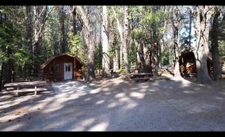 Gintare's photo of a cabin at Mount Shasta City KOA Holiday near Dorris, CA