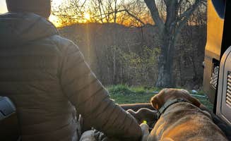 Jennifer N.'s photo of camping with pets at Mountain Top Campground near Gibsonia, PA