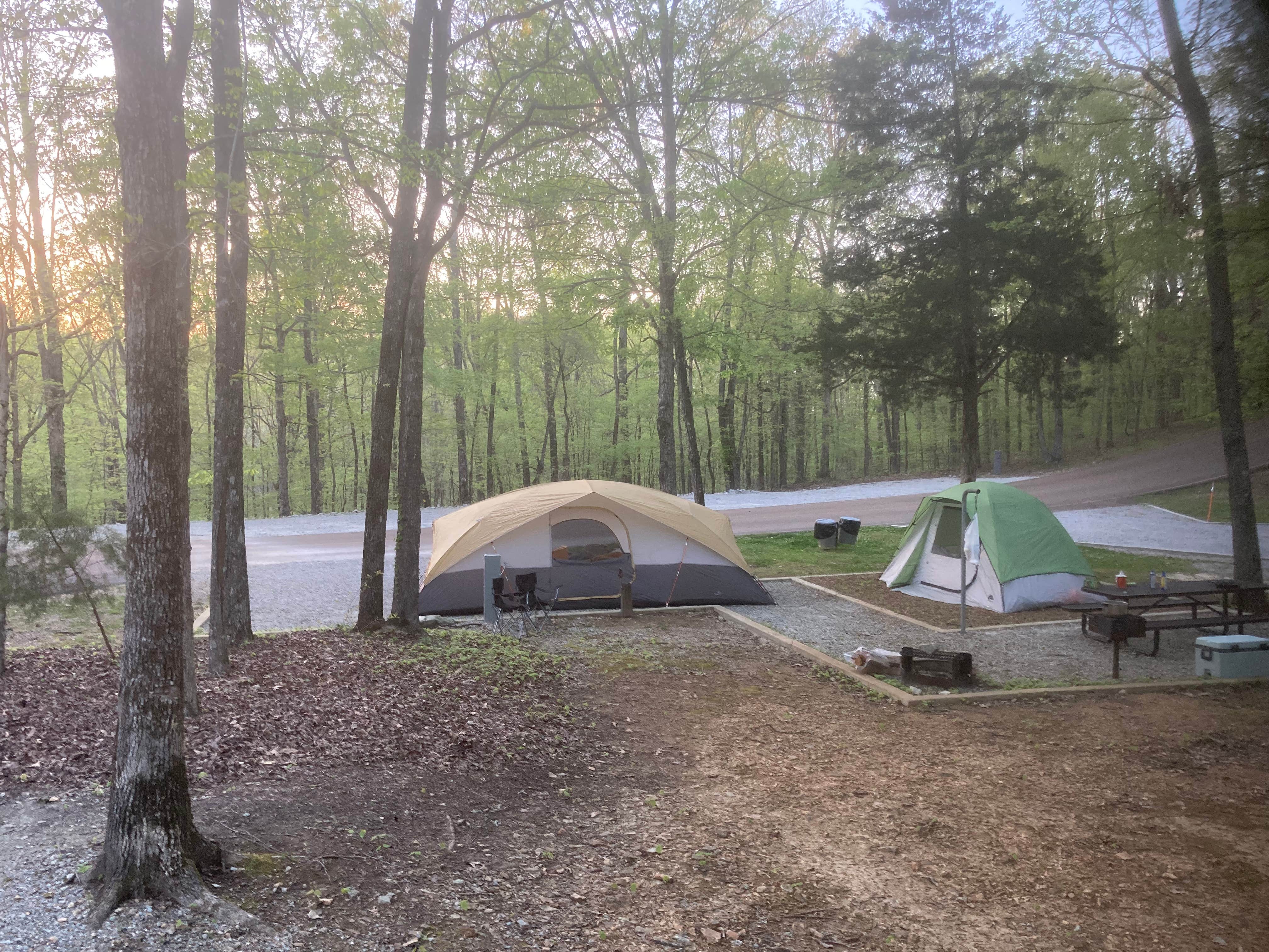 Lucy P.'s photo at Spring Creek Primitive Campground — Mousetail Landing State Park near Wildersville, TN