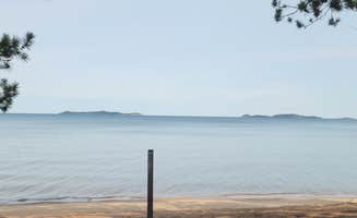 Richard O.'s photo of a dispersed camping area at Mouth of the Huron Dispersed Camping near Covington, MI