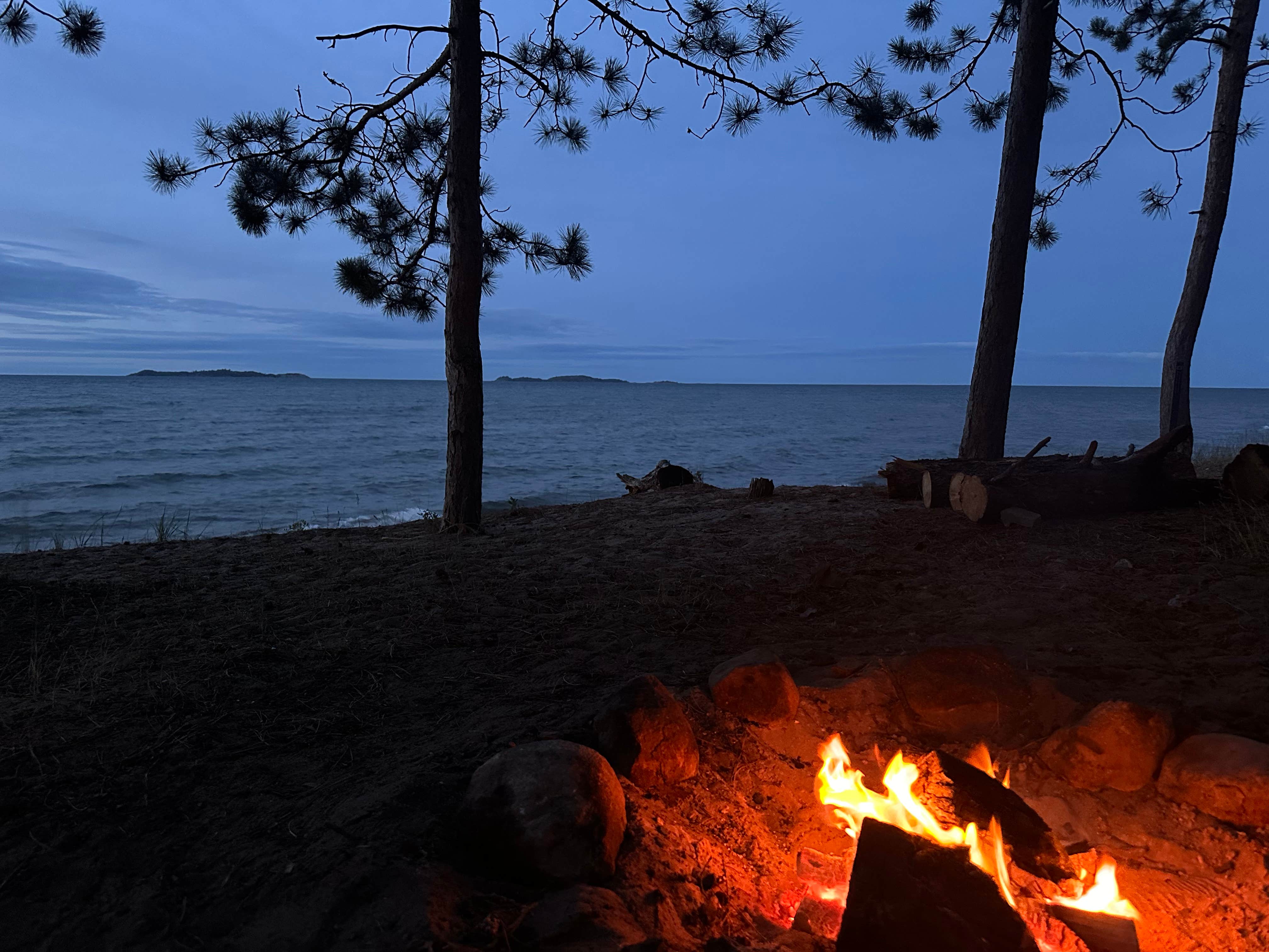 Mouth of the Huron Dispersed Camping