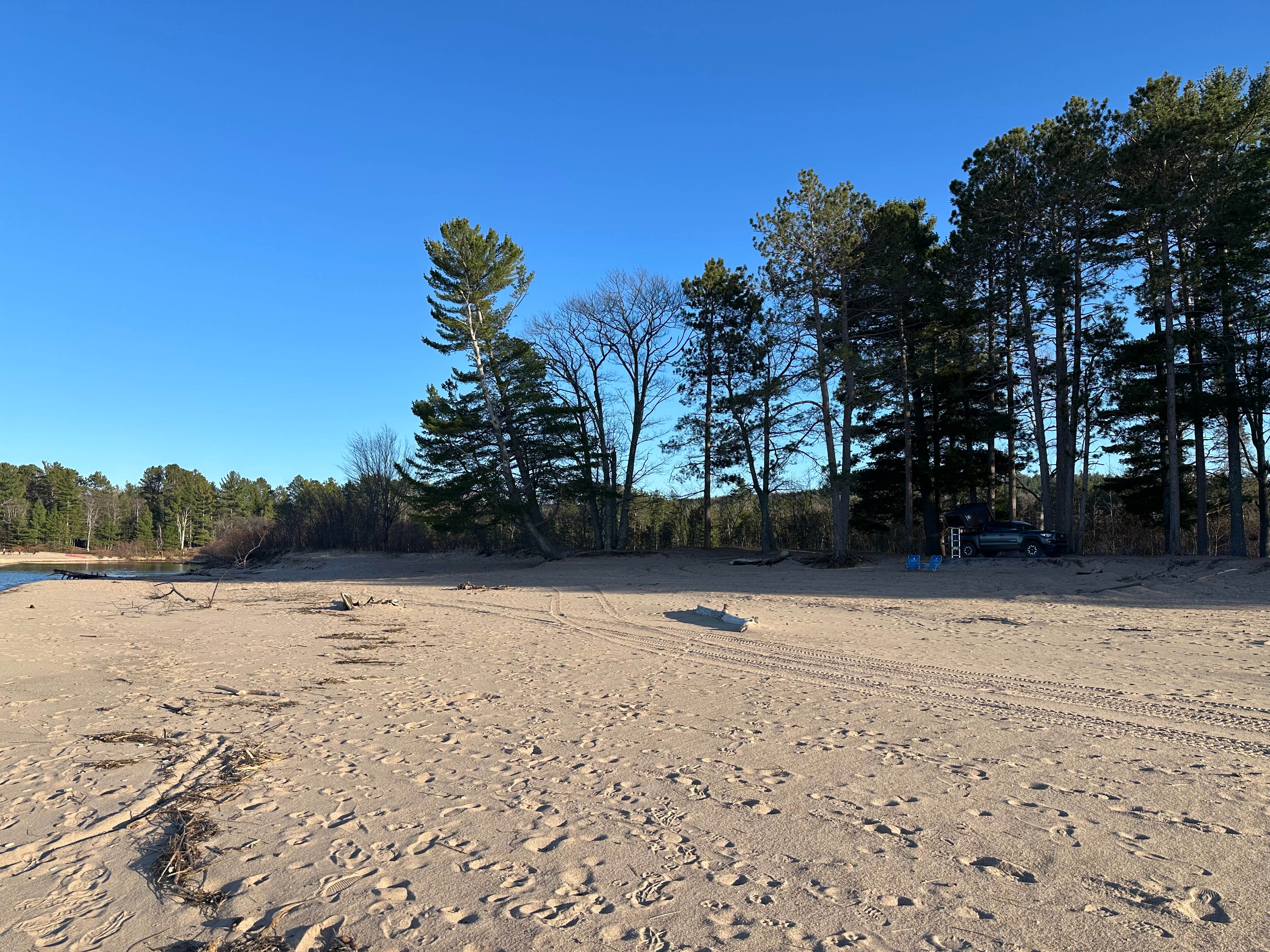 Mouth of the Huron Dispersed Camping