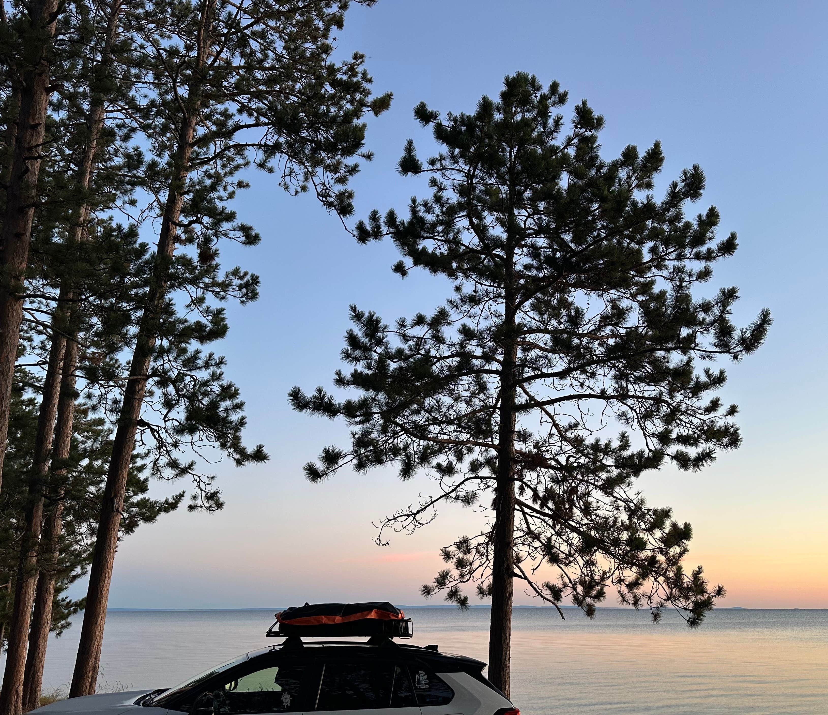 Camper-submitted photo at Mouth of the Huron Dispersed Camping near Baraga, MI