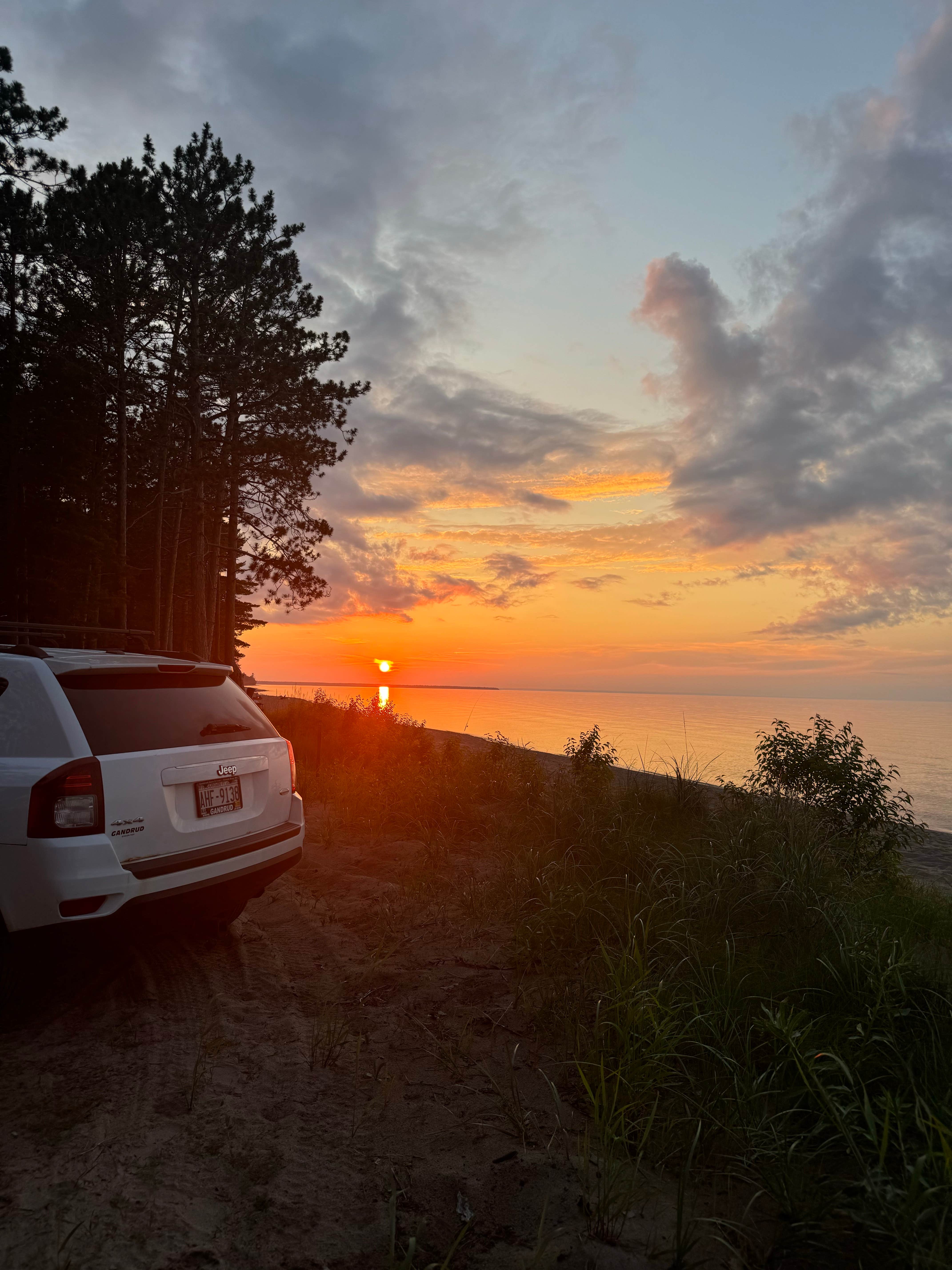 Mouth of the Huron Dispersed Camping