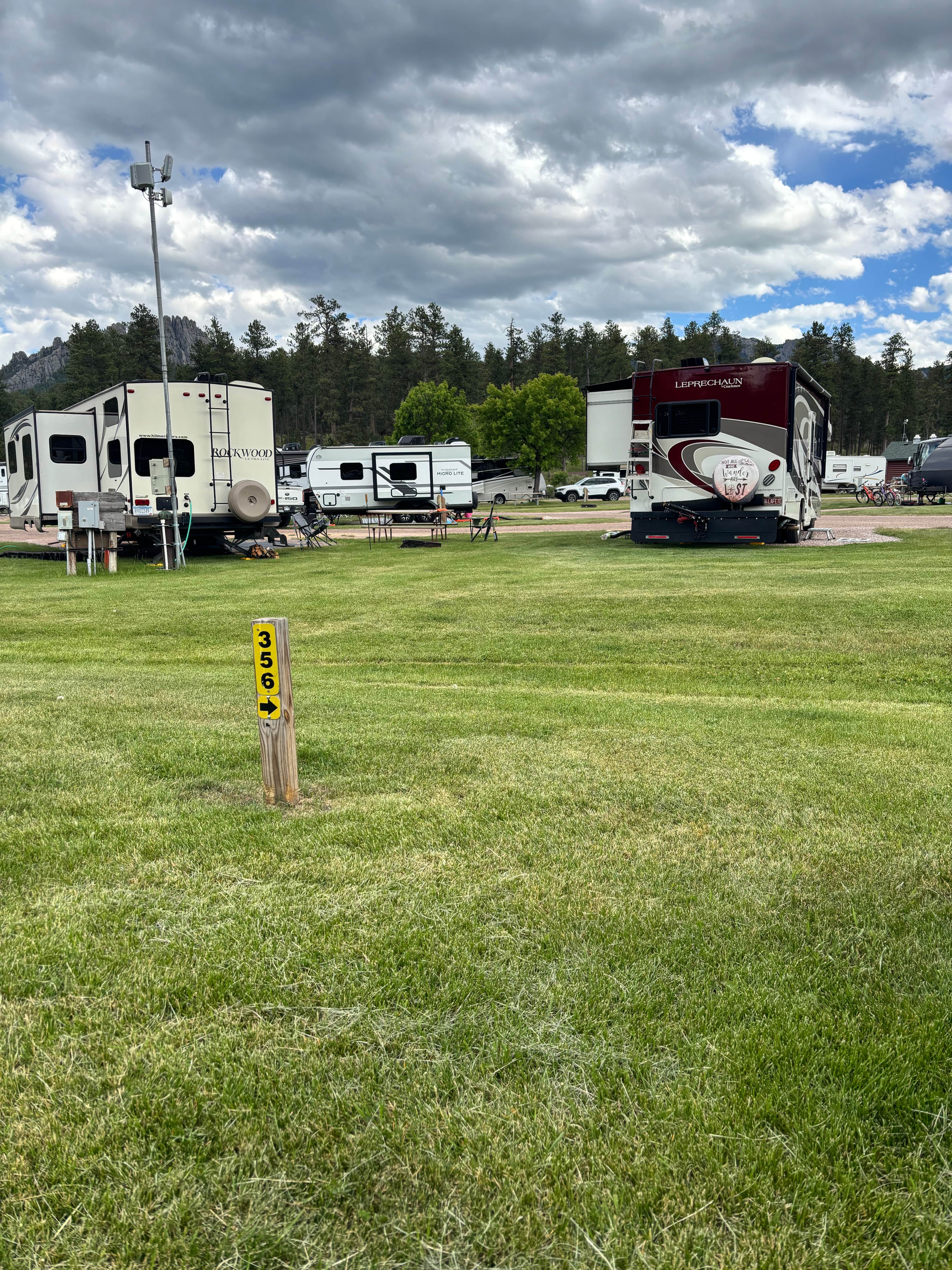 Camper-submitted photo at Mt. Rushmore Resort & Lodge at Palmer Gulch near Custer, SD
