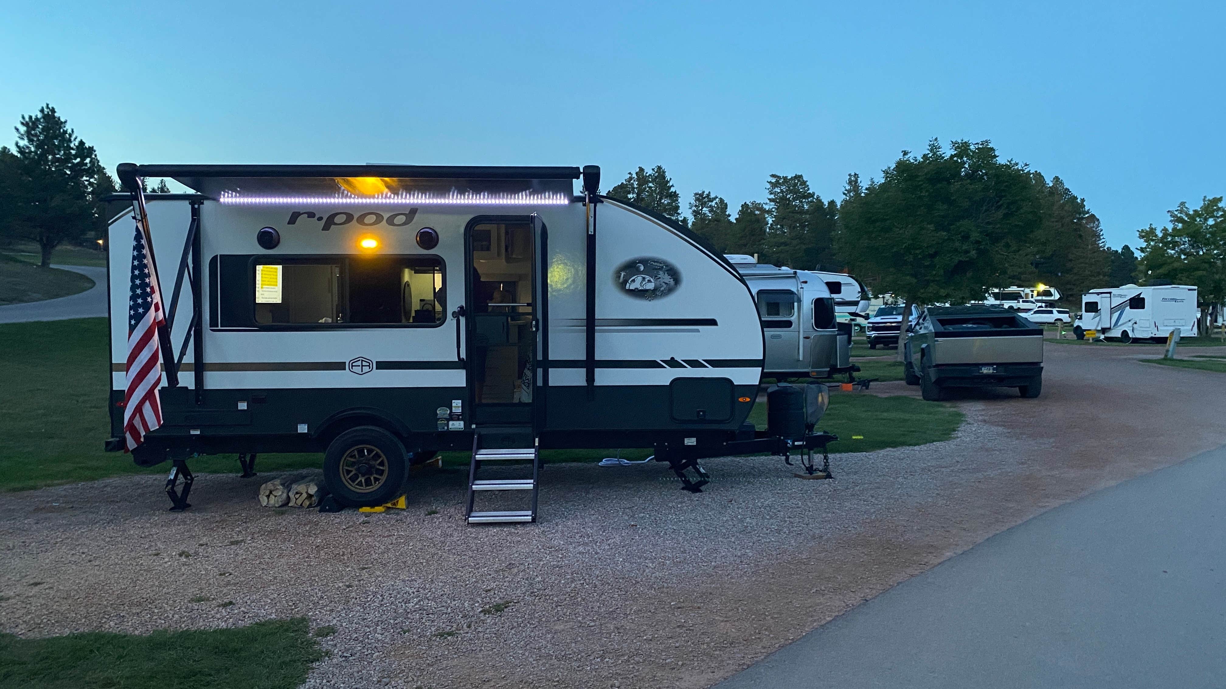 Camper-submitted photo at Mt. Rushmore Resort & Lodge at Palmer Gulch near Custer, SD