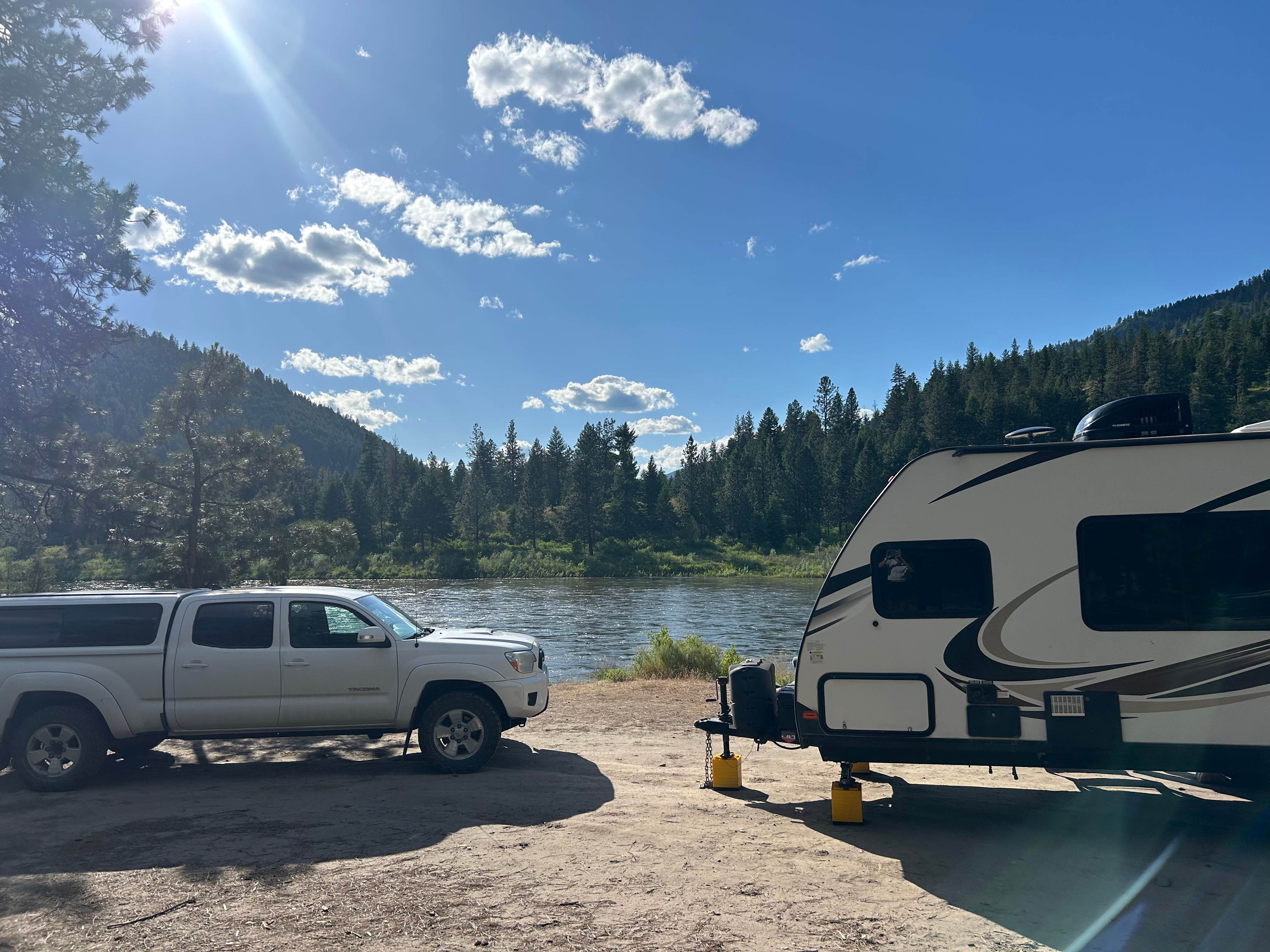 Laura D.'s photo of rv camping at Muchwater Recreation Area near Lolo National Forest
