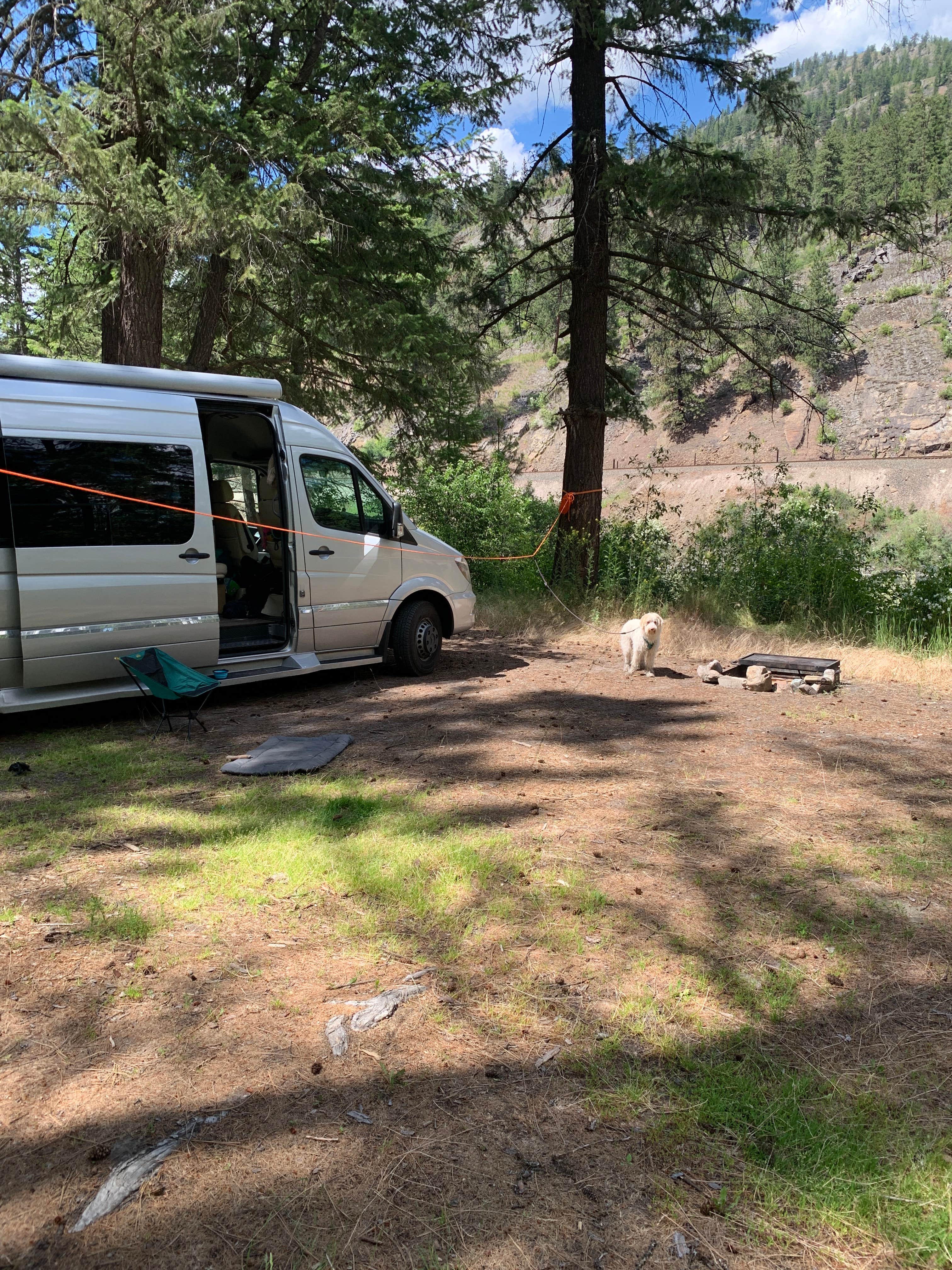 Chelsey S.'s photo of rv camping at Muchwater Recreation Area near Saltese, MT