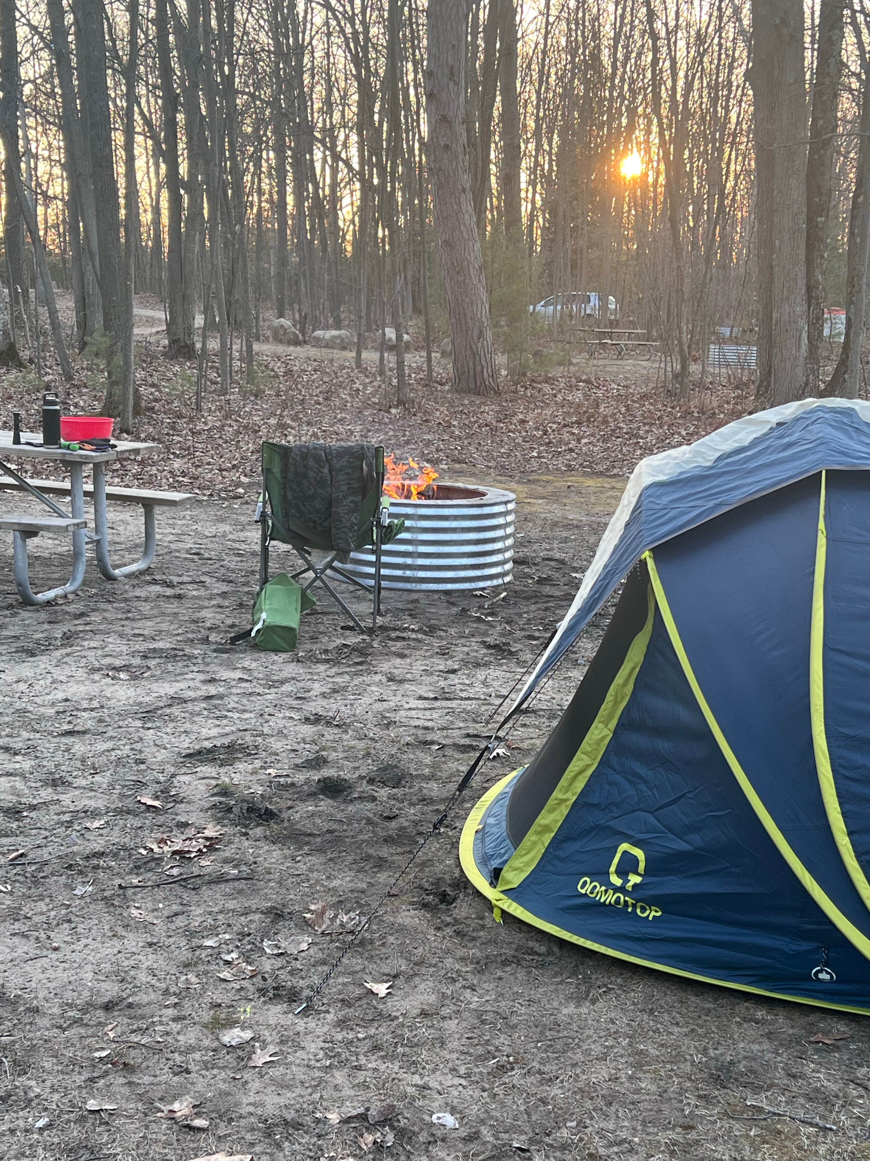 Camper-submitted photo at Mud Lake State Forest Campground near Clare, MI