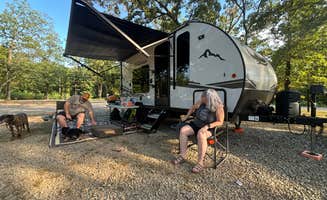 Jeff P.'s photo of camping with pets at Mulberry Mountain Lodging & Events near Ozark, AR