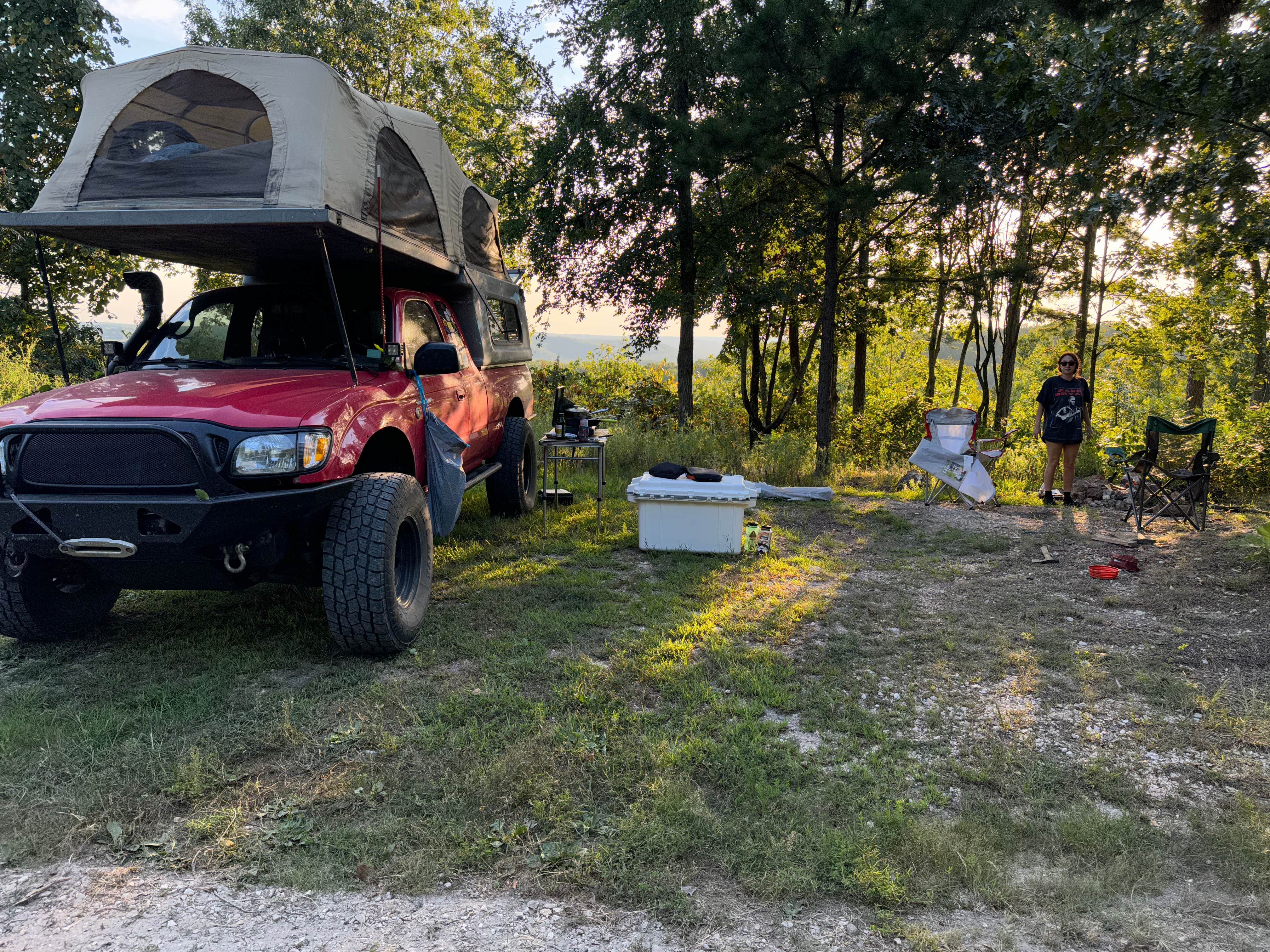 Brayden W.'s photo of a dispersed camping area at FS-2363 Dispersed Camping - Murphy Overlook near St. James, MO